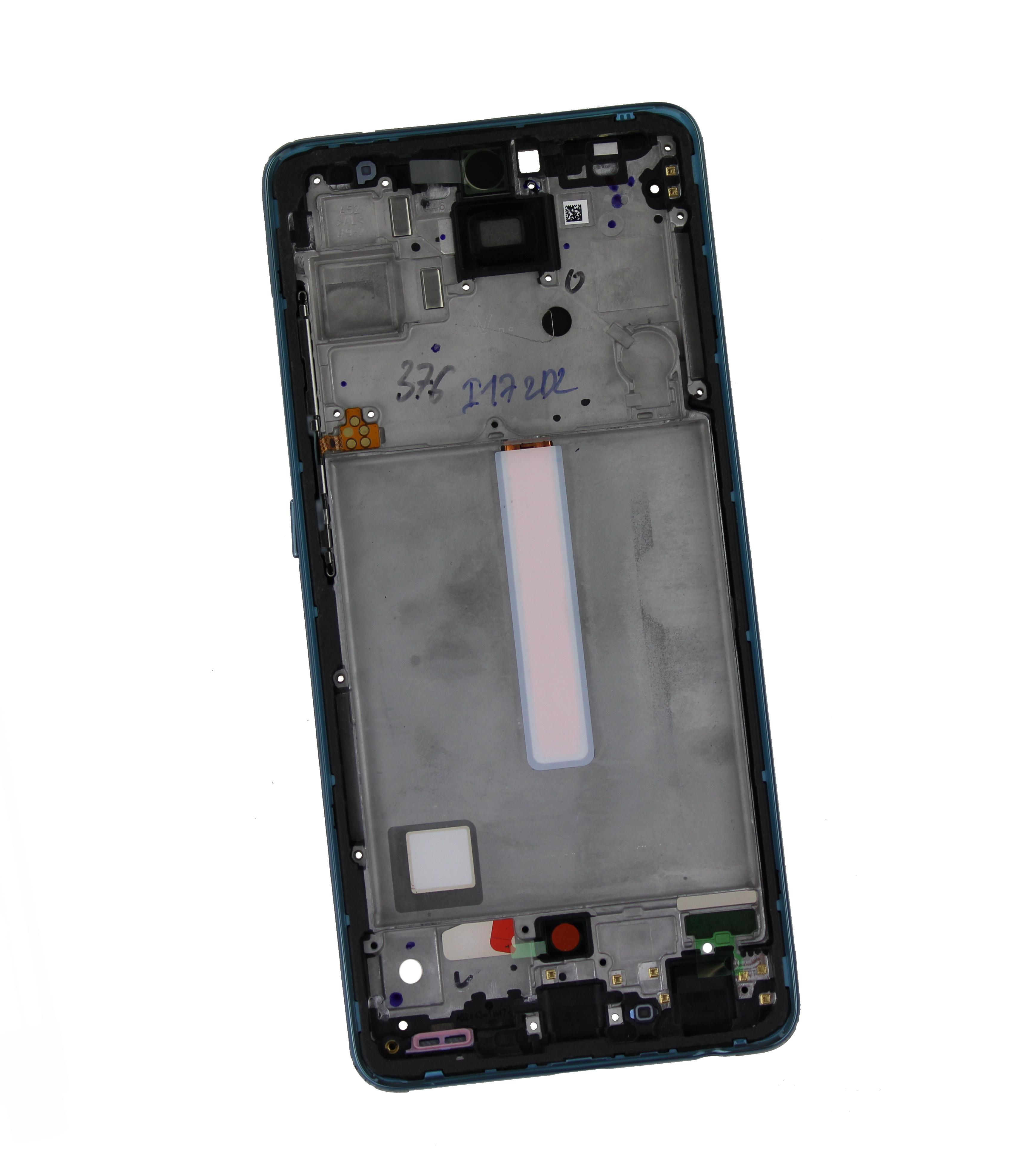 Frame for LCD Samsung SM-A525 Galaxy A52 Blue