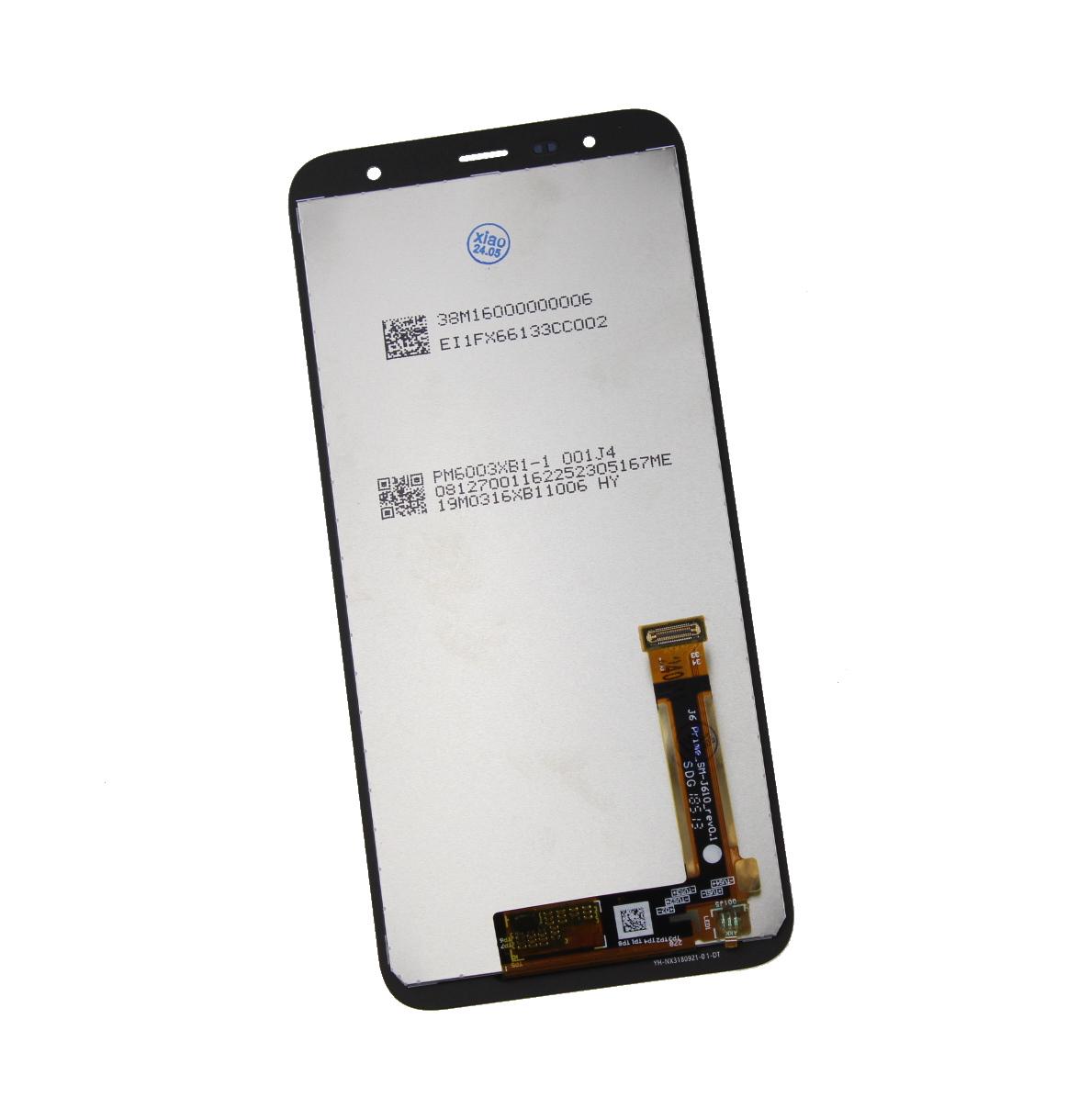 Oryginalny Wyświetlacz LCD + Ekran dotykowy Samsung SM-J415 GALAXY J4 PLUS / SM-J610 GALAXY J6 PLUS / SM-J410 GALAXY J4 CORE Czarny (Wymieniona szyba)