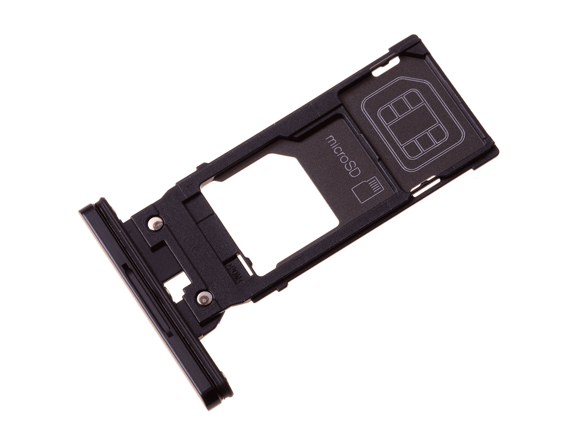 Originál držák SIM - Slot SIM karty Sony Xperia XZ3 H8416 černý