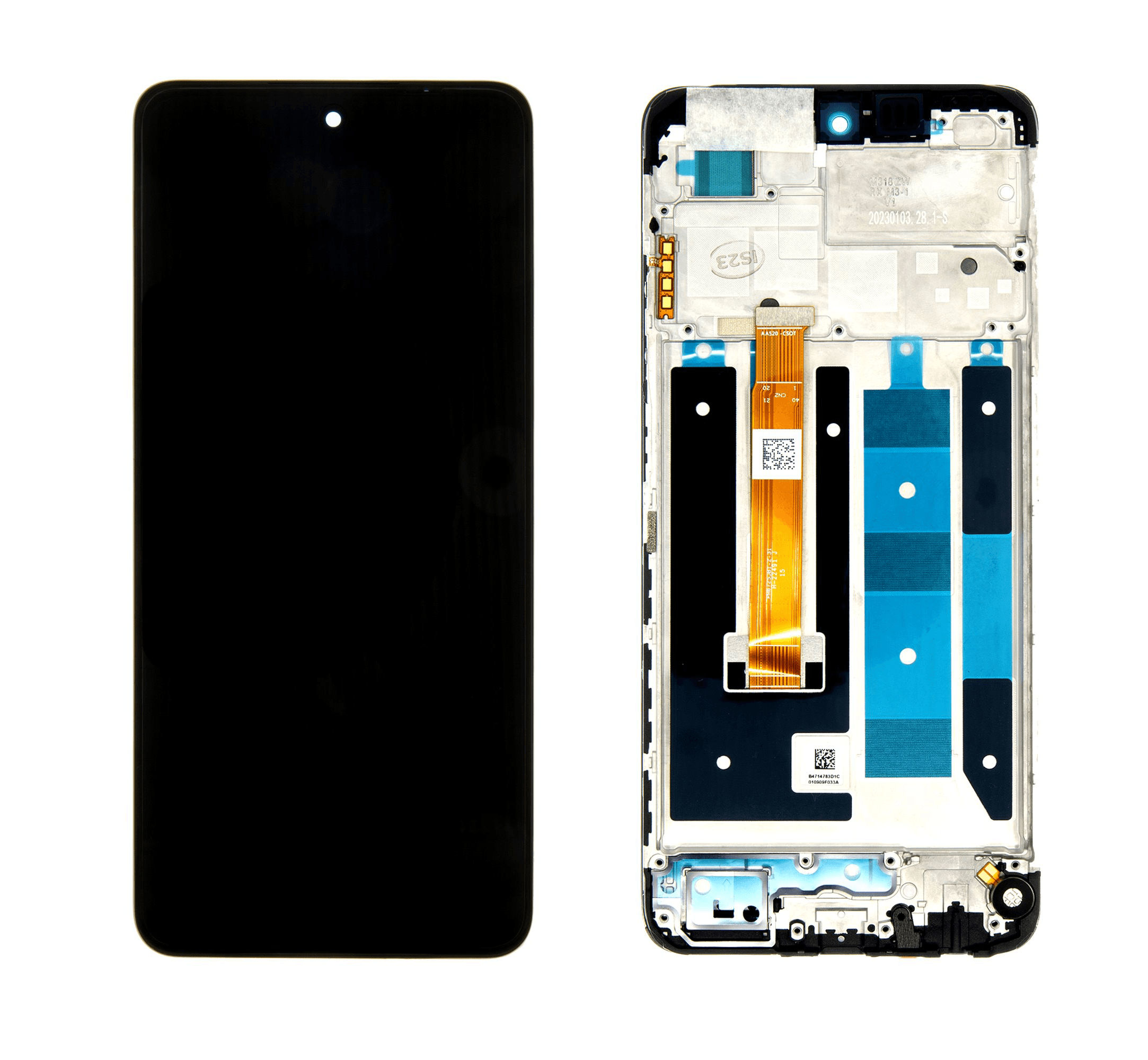 Originál LCD + Dotyková vrstva Realme C55 - repasovaný díl vyměněné sklíčko