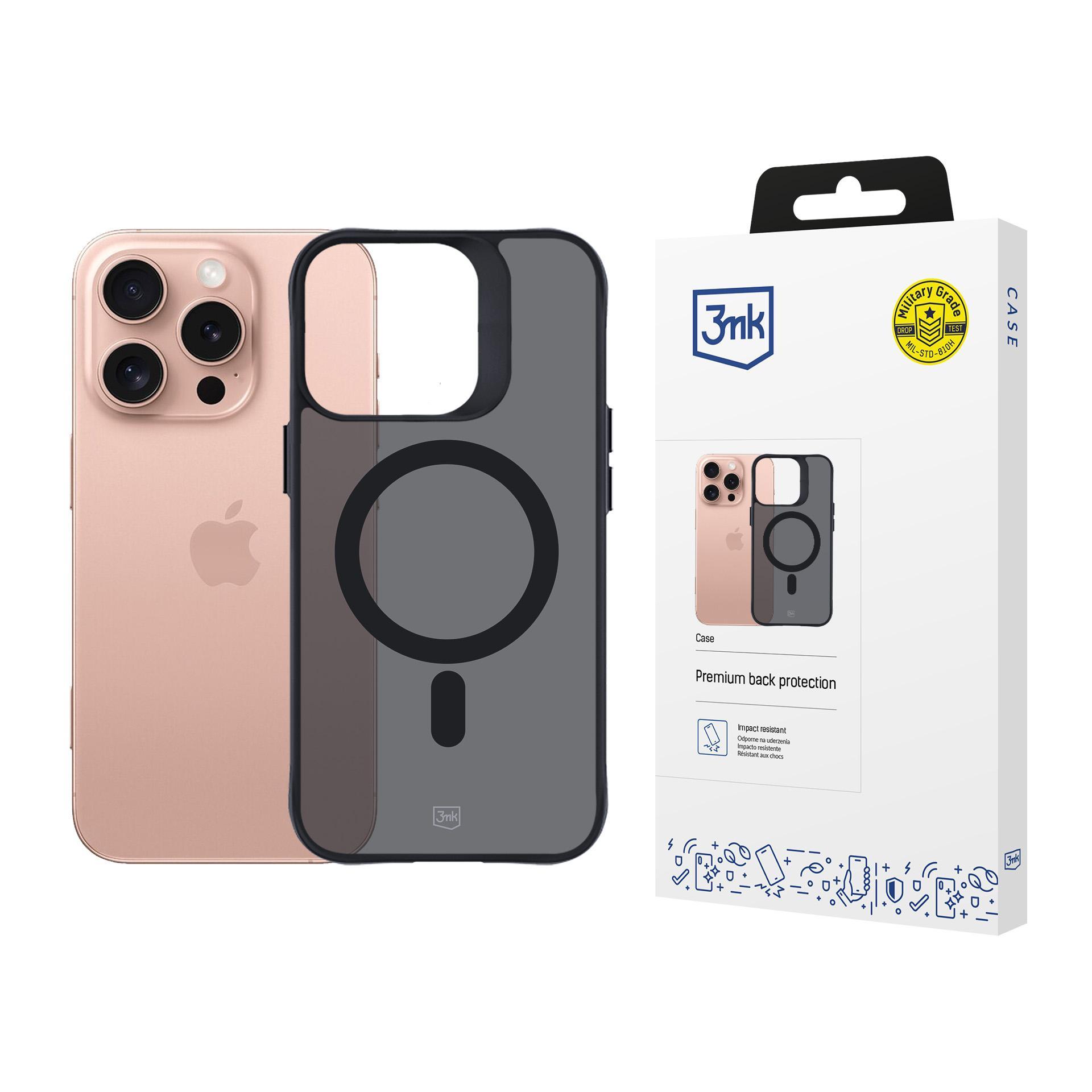 3mk Smoke MagCase - iPhone 16 Pro