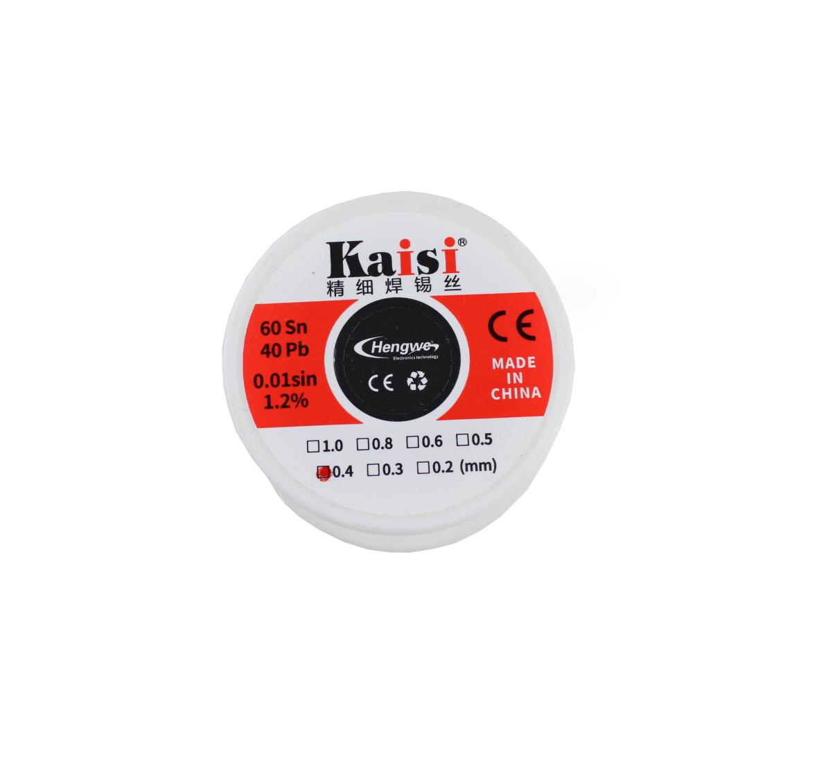 Cín - pájecí cín Kaisi 0,4 mm 40g