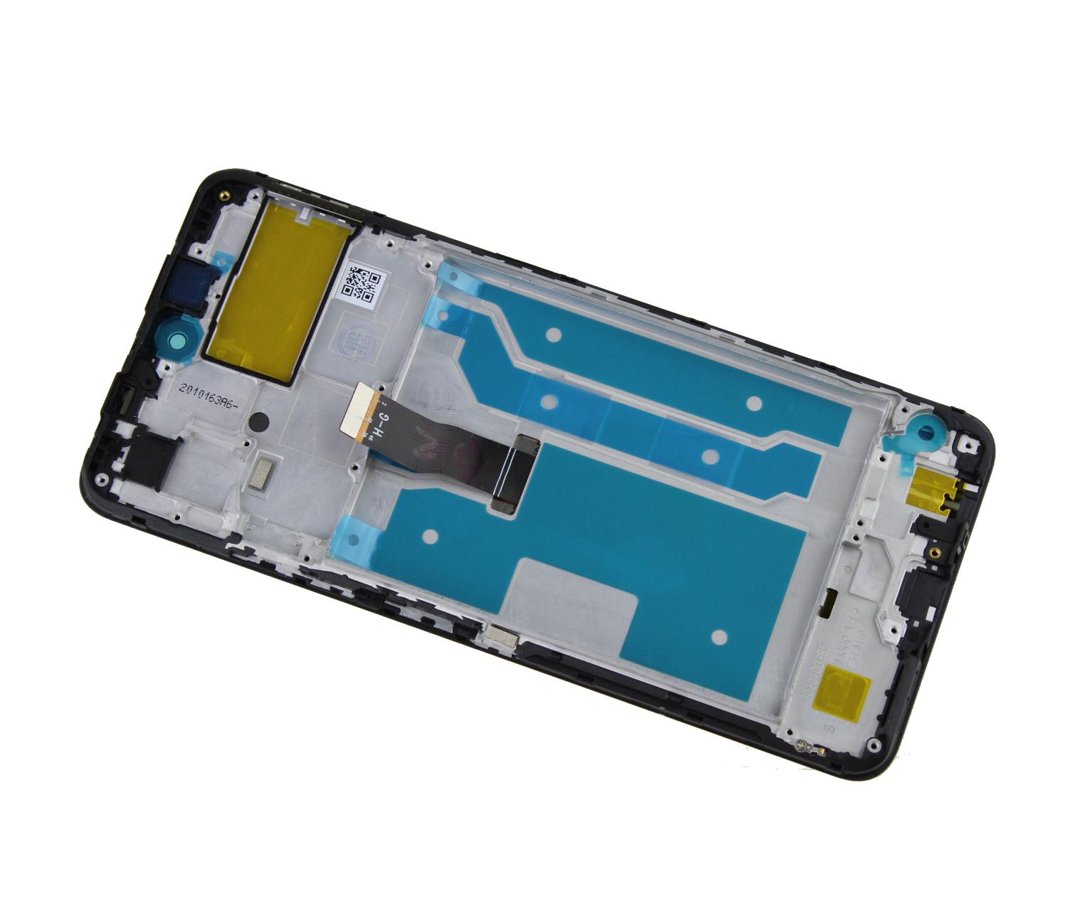 Originál LCD + Dotyková vrstva s baterii Huawei P Smart 2021 - Honor 10x Lite černá repasovaný díl - vyměněné sklíčko