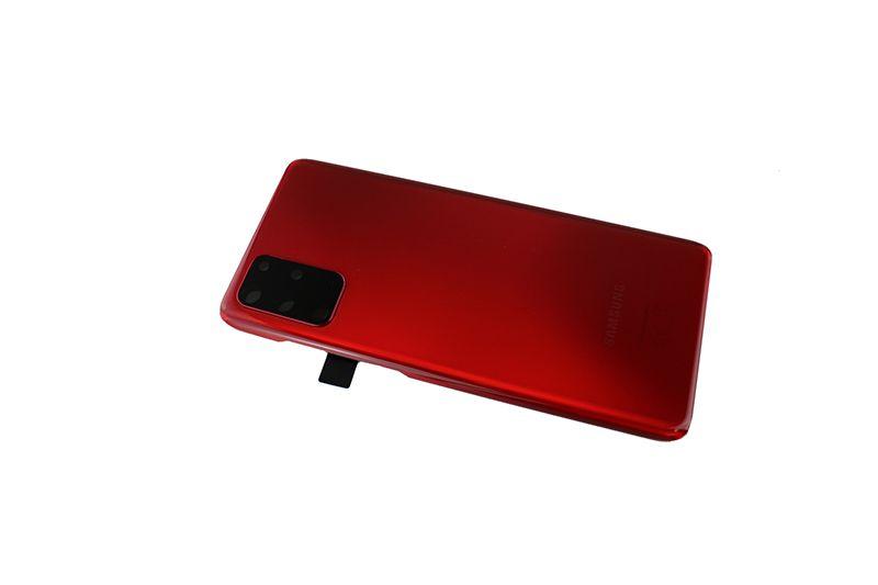 Originál kryt baterie Samsung Galaxy S20 Plus SM-G985 - Galaxy S20 Plus 5G SM-G986 červený demontovaný díl Grade A