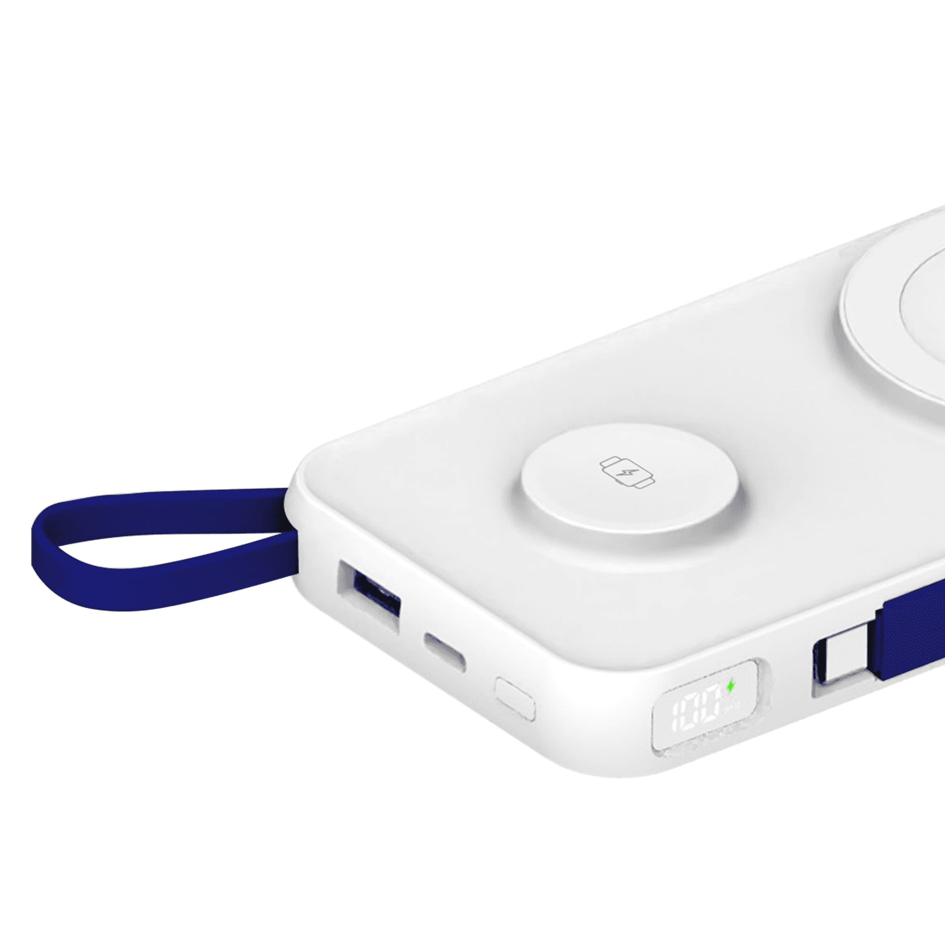 3mk Powerbanka PastelUp 10 000 mAh 22,5W MagSafe + Apple Watch bílá