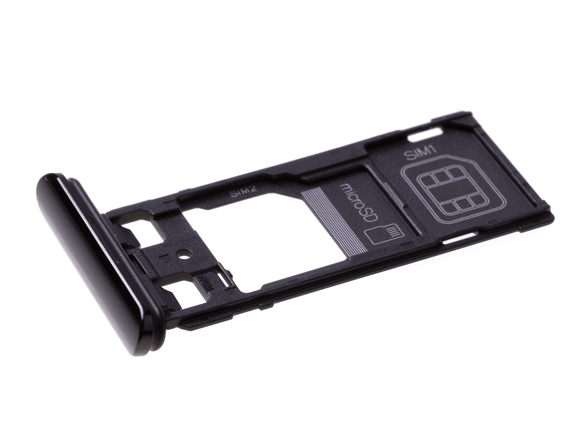 Original SIM tray card Sony J9110 Xperia 1 Dual SIM - black