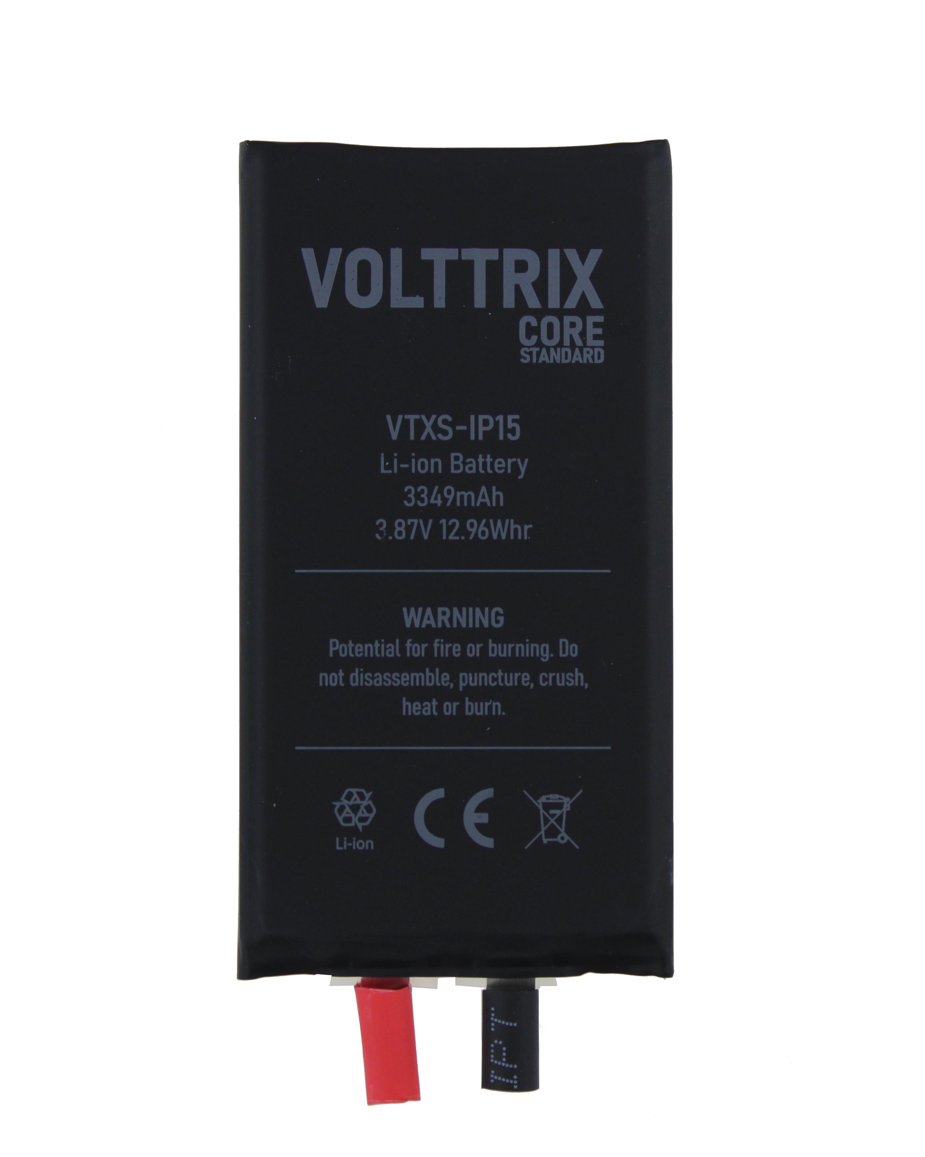 Battery Without Flex Volttrix Core iPhone 15 (Core) 3349 mAh