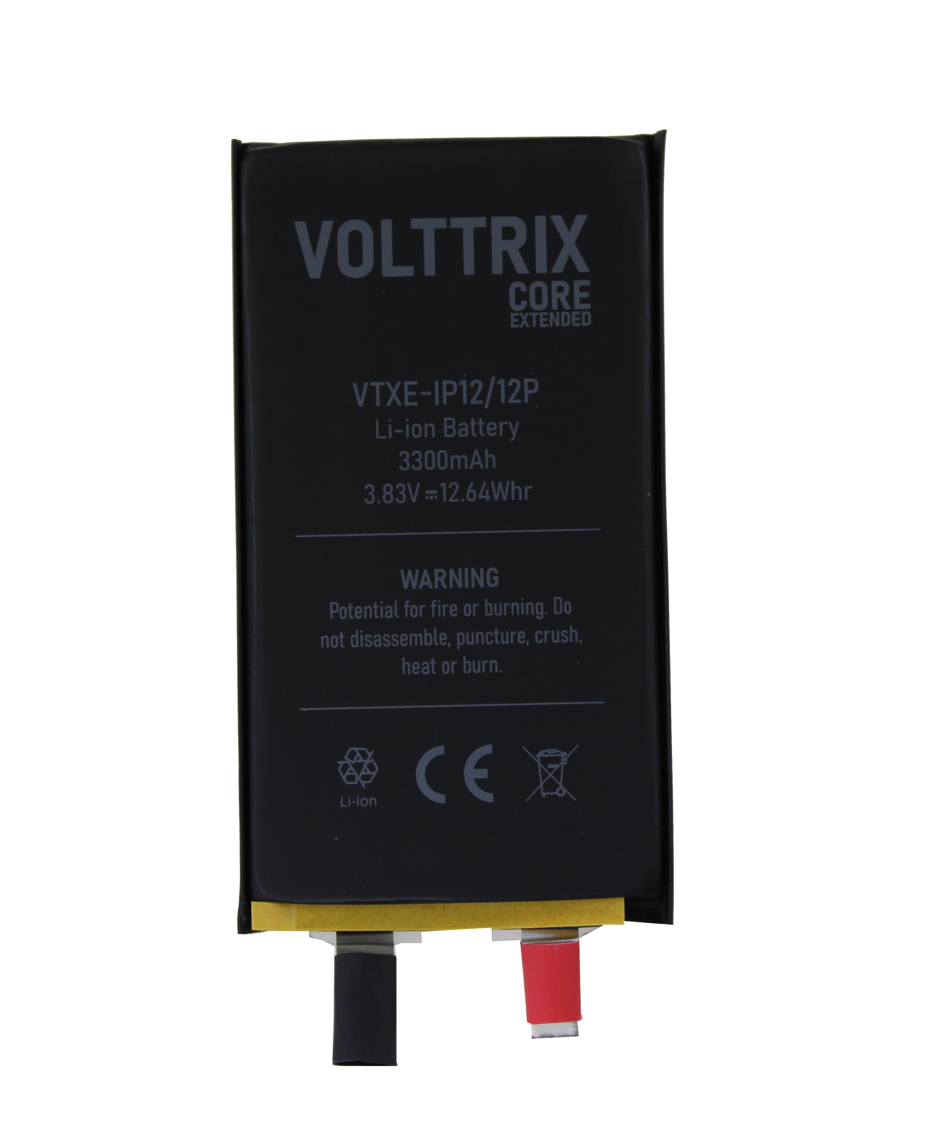 Battery Without Flex Volttrix Core iPhone 12 / 12 Pro Extended (Core) 3300 mAh