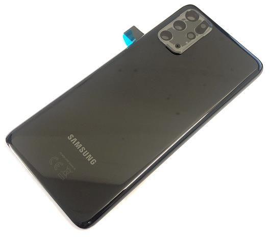 Originál kryt baterie Samsung Galaxy S20 Plus SM-G985 - Samsung Galaxy S20 Plus 5G SM-G986 černý demontovaný díl Grade A