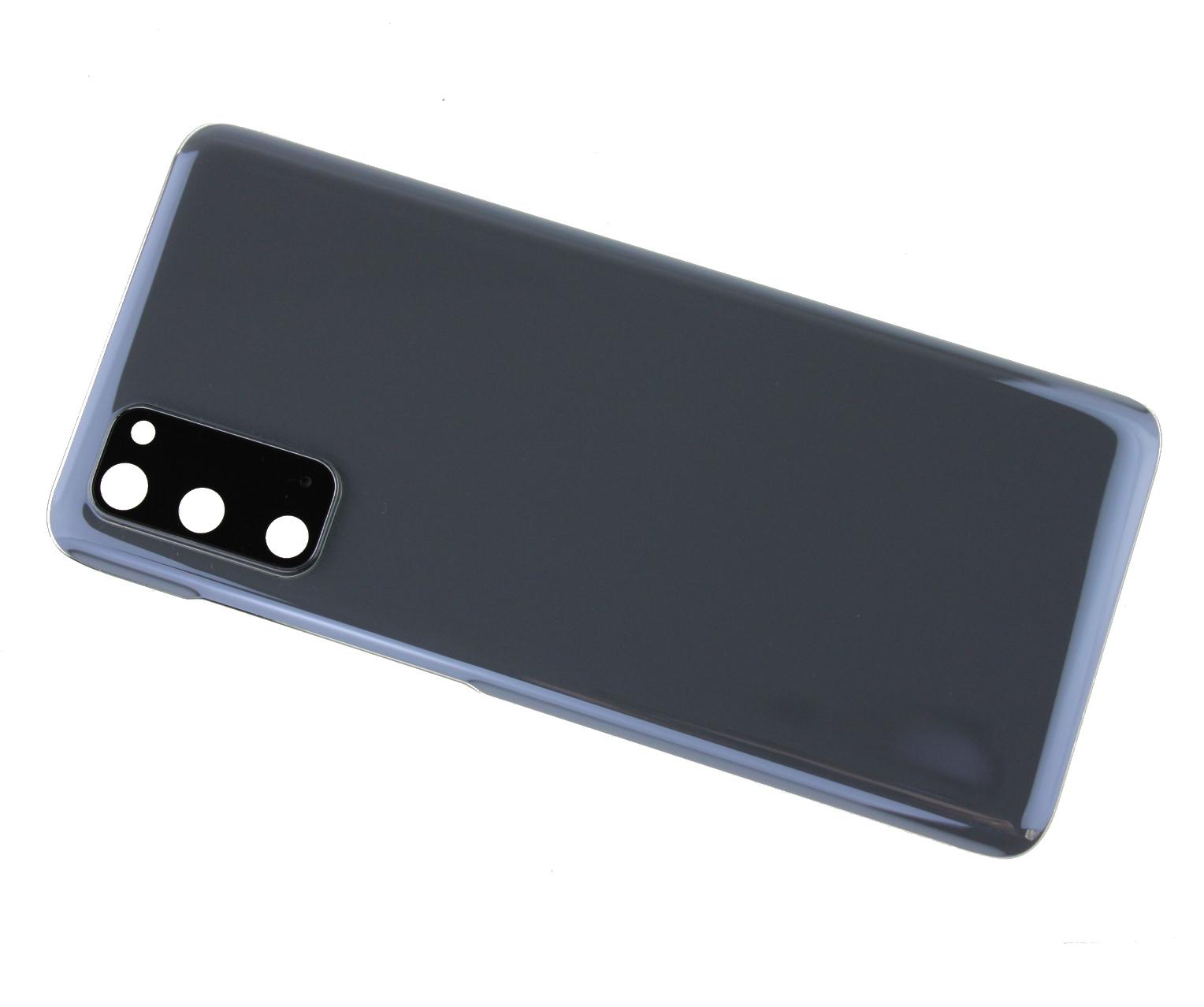 Kryt baterie Samsung Galaxy S20 SM-G980 bez loga šedý + sklíčko kamery