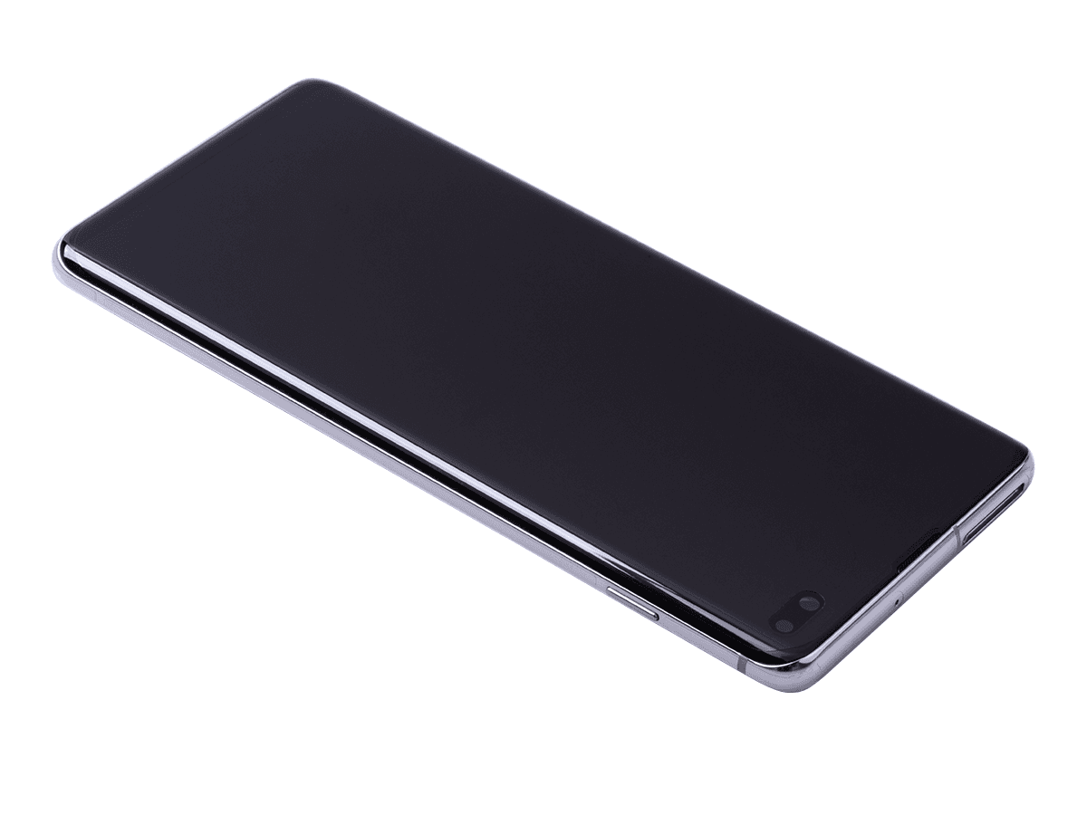 Original LCD + Touch screen Samsung SM-G975 Galaxy S10 Plus - white (original)