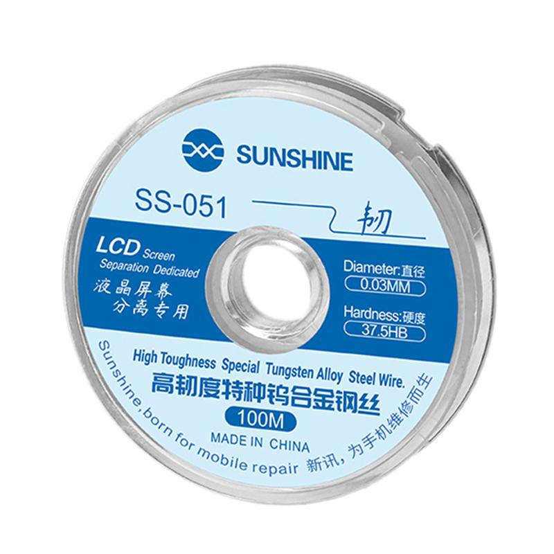 Speciální diamantový drát pro oddělení LCD v telefonu Sunshine SS-051 0.03mm 100m