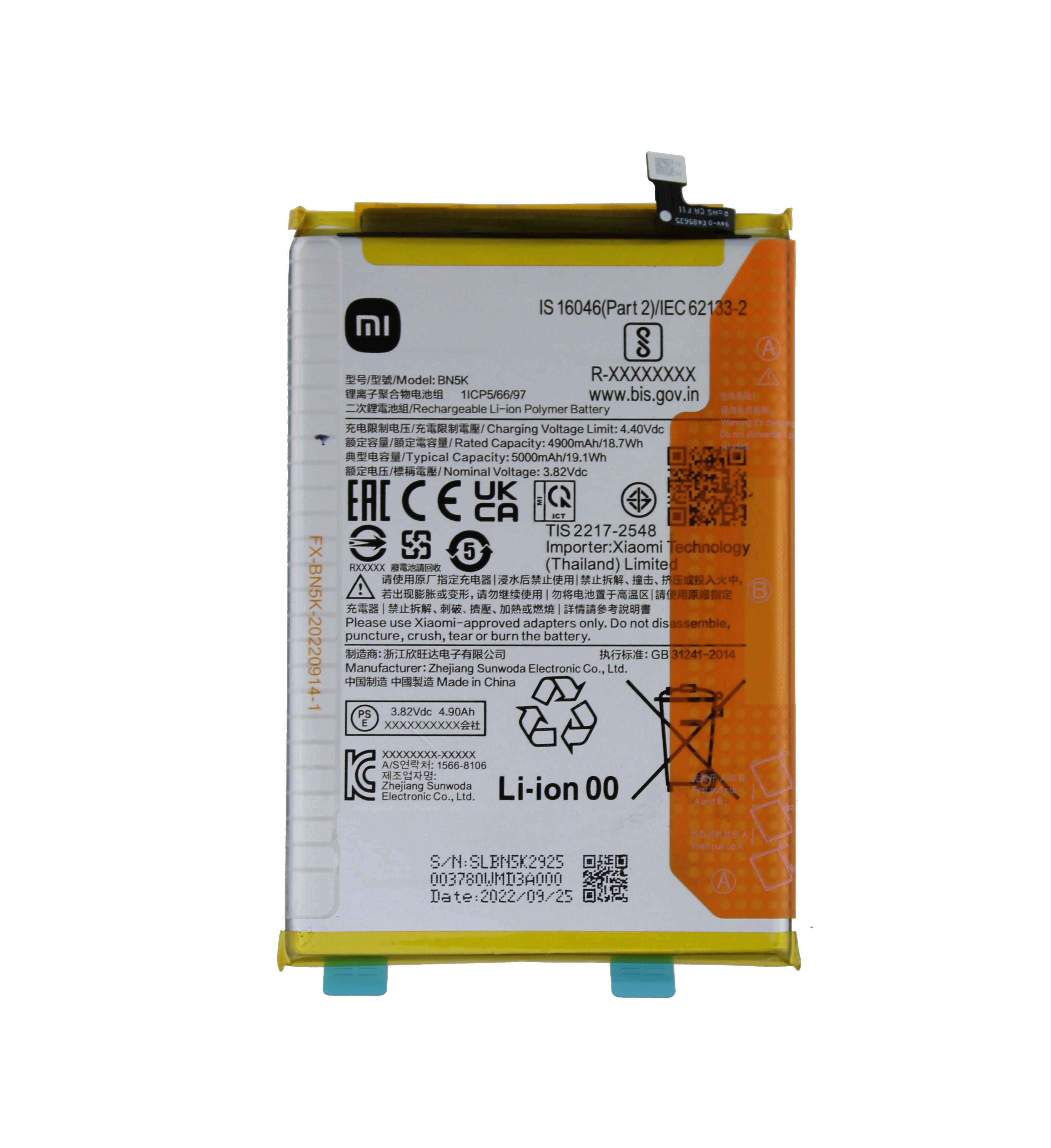 Original Battery BN5K Xiaomi Redmi 12C 5000 mAh