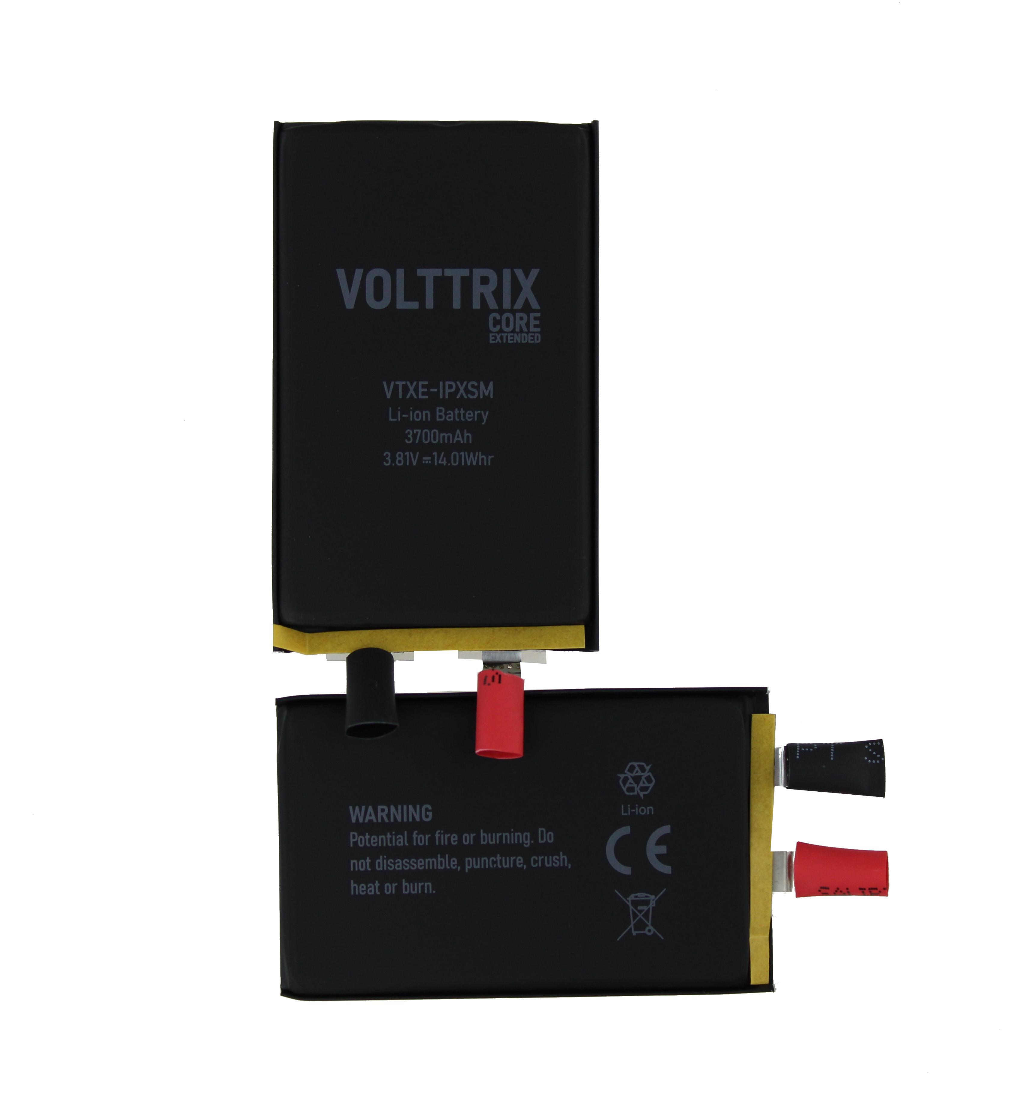 Battery Without Flex Volttrix Core iPhone XS Max Extended (Core) 3700 mAh