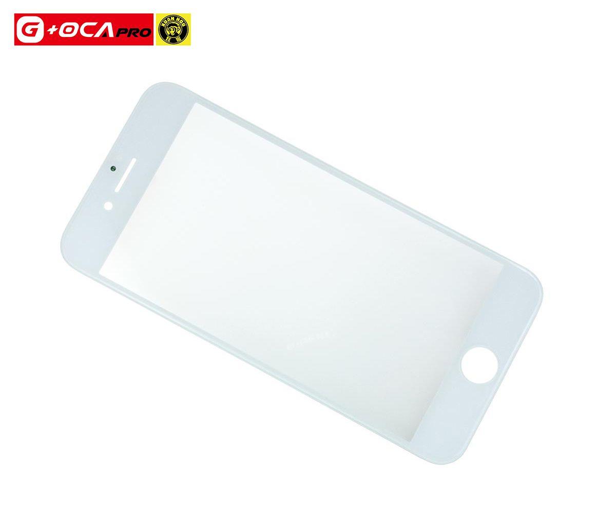 Sklíčko + rámeček + Xuanhou OCA s oleofobním povrchem iPhone 8 bílé
