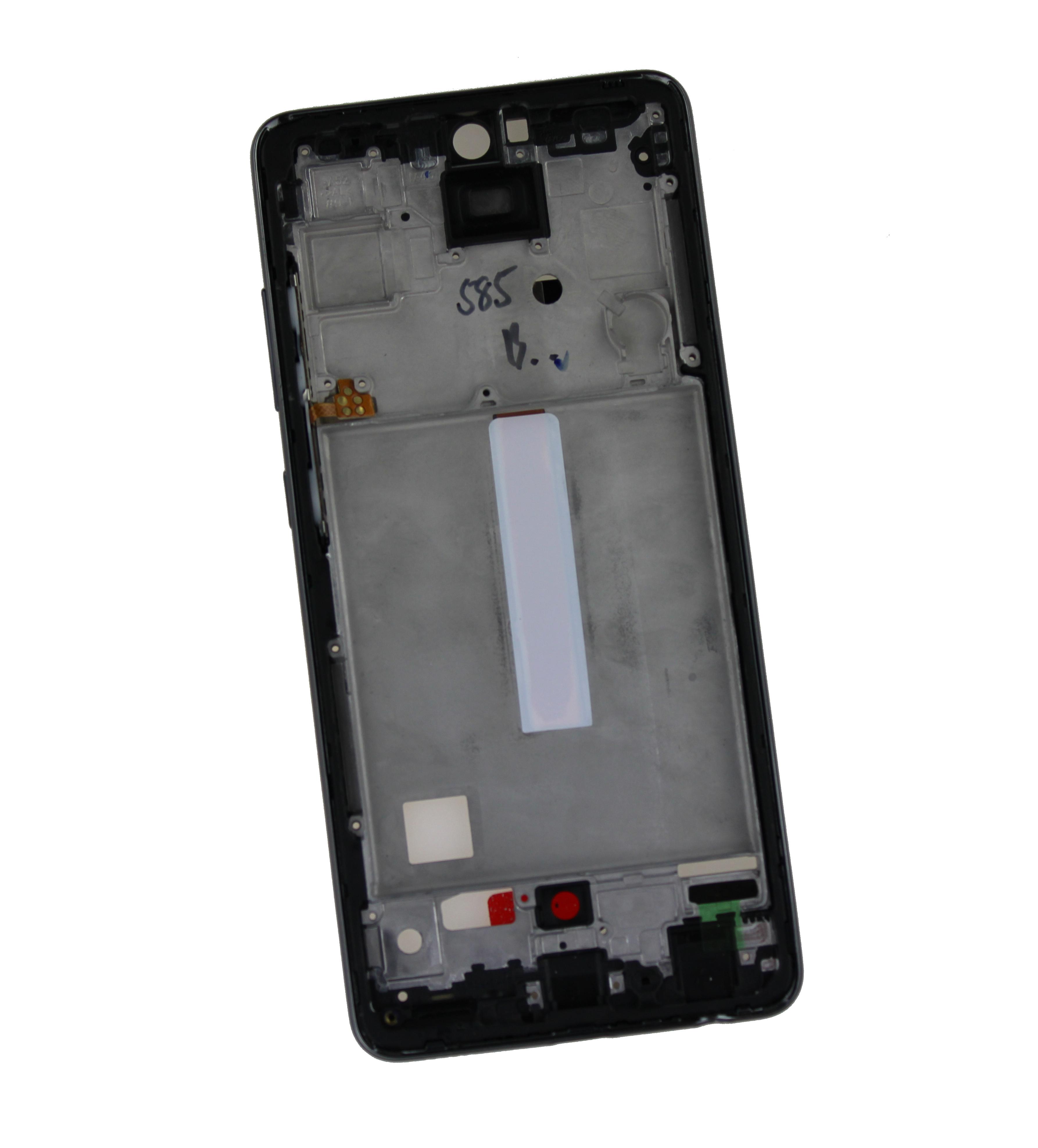 Frame For LCD Samsung SM-A525 Galaxy A52 Black