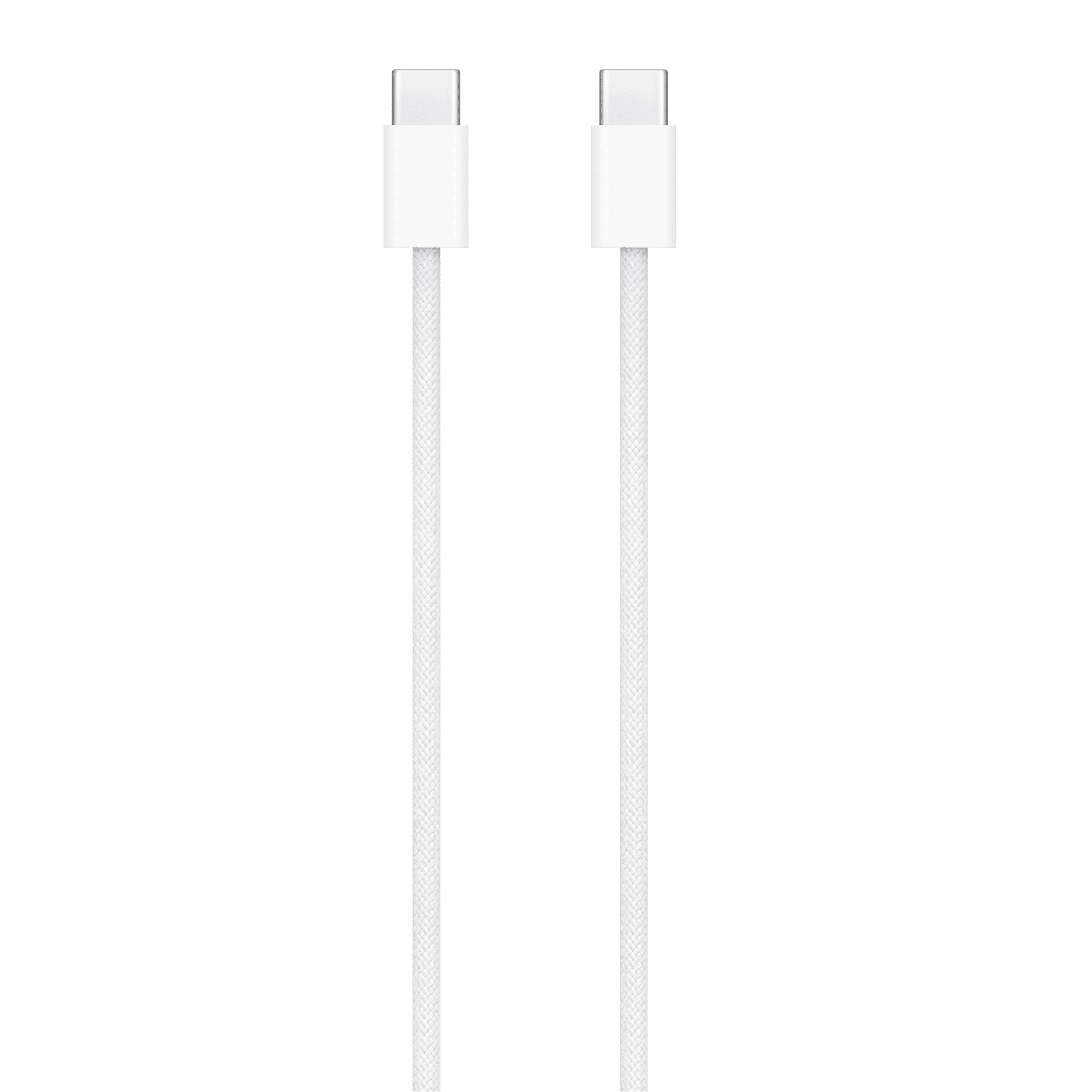 Oryginalny Kabel USB-C / USB-C Apple iPhone MQKJ3ZM/A tkany 60W 1m biały (bulk)