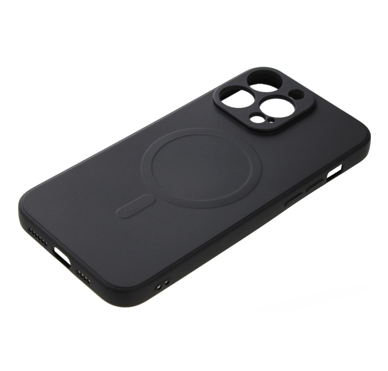 Swissten obal iPhone 15 Pro černý Soft Joy Magstick Magsafe