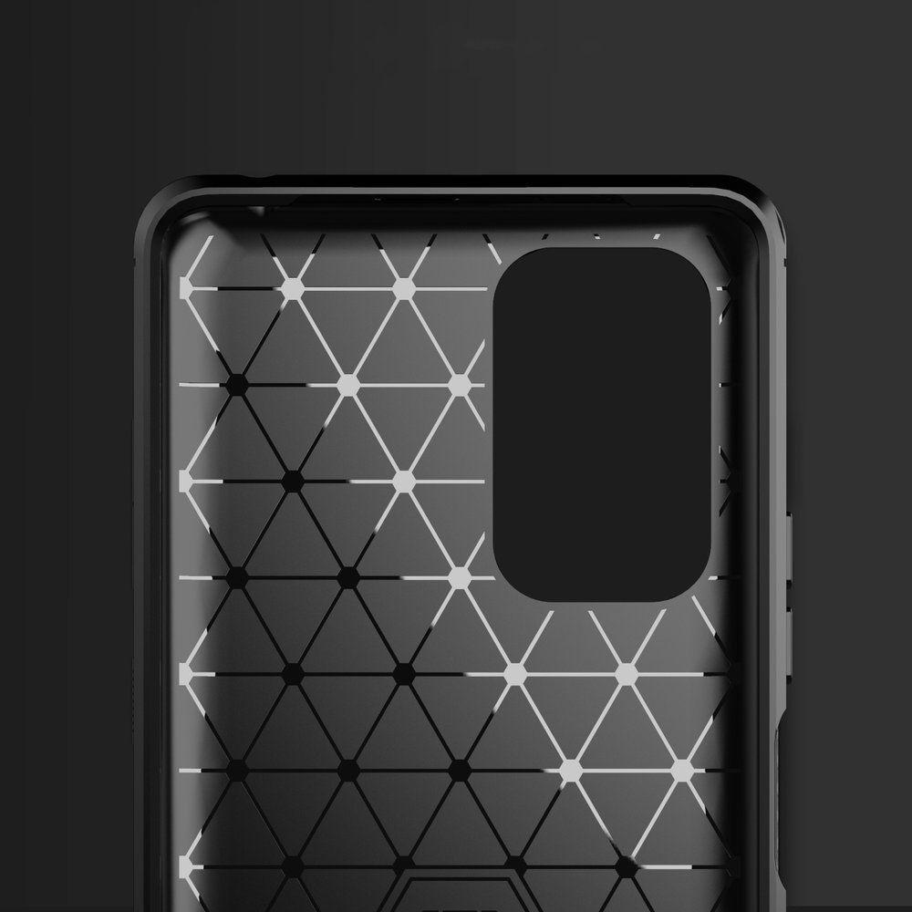 Obal Xiaomi Redmi Note 10 Pro černý design carbon