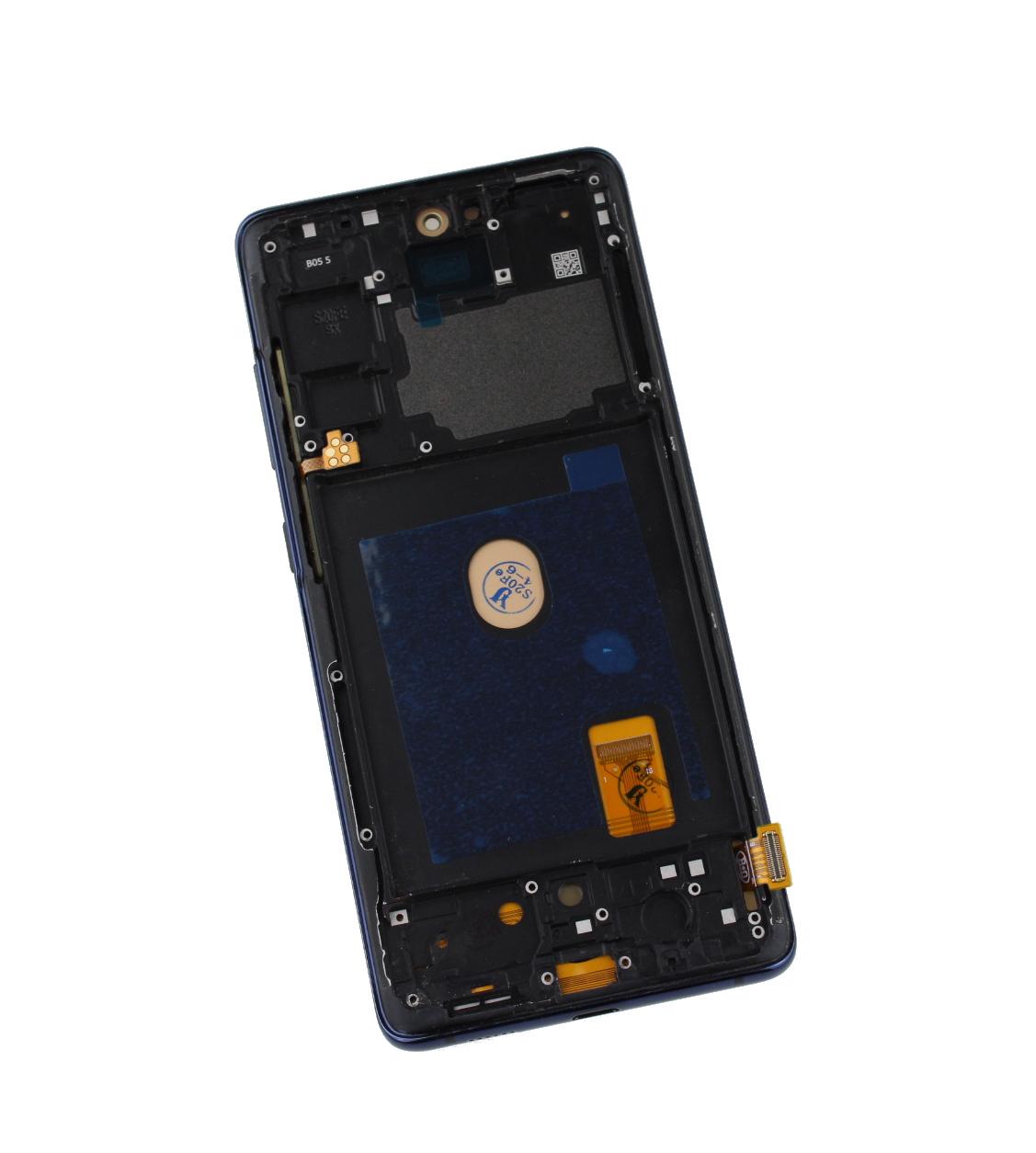 Wyświetlacz LCD + Ekran dotykowy + Ramka Samsung SM-G785 Galaxy S20 FE (OLED) Navy Blue - Niebieski