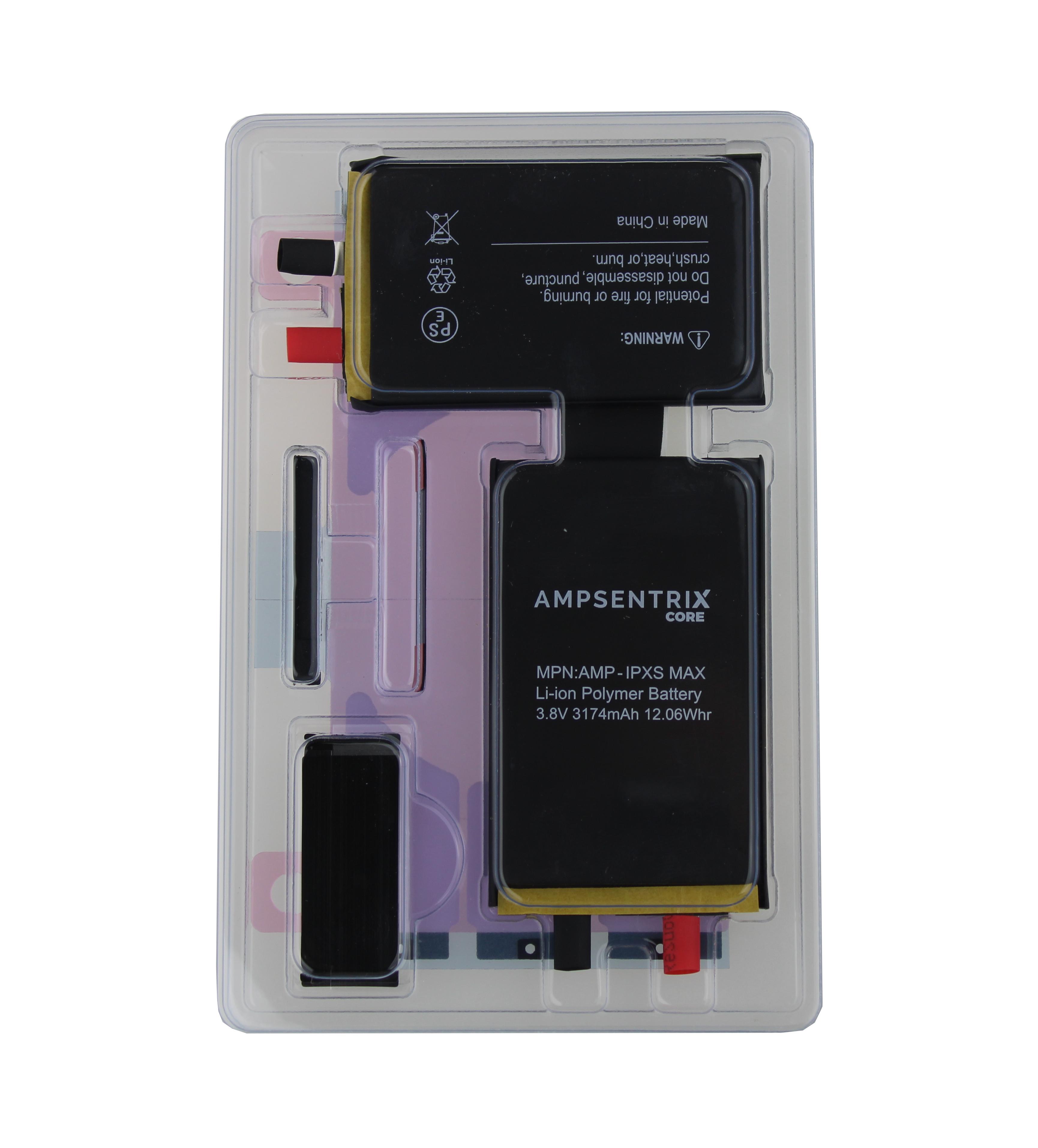 AmpSentrix Core Battery without Flex for iPhone XS Max (Cell) 3174 mAh