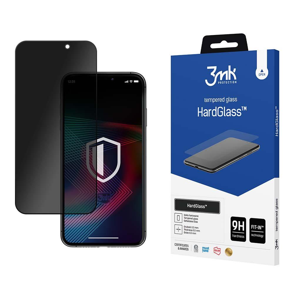 3MK Ochranné tvrzené sklo Hard Glass Max Privacy - iPhone 13 Pro Max / 14 Plus