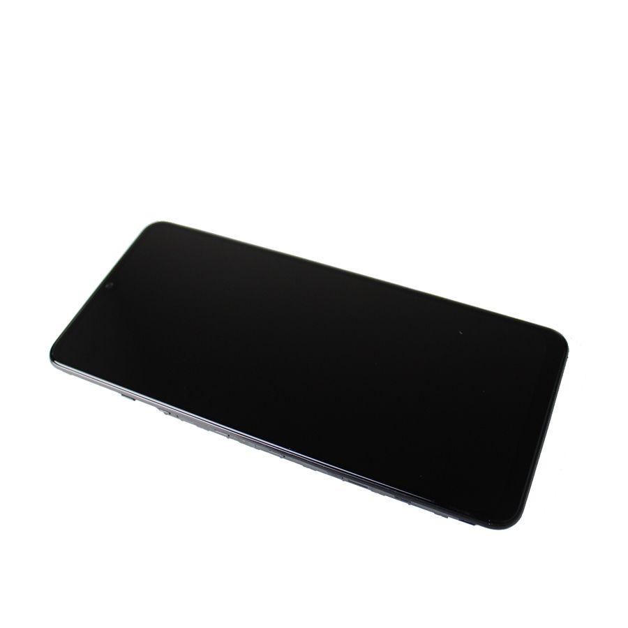 Oryginalny Wyświetlacz LCD + Ekran dotykowy Samsung SM-M127 Galaxy M12 - czarny (wymieniona szyba)