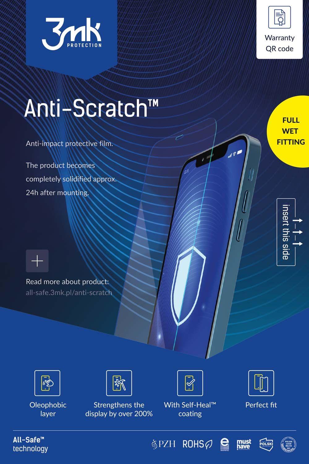 3MK Ochranná fólie All-Safe - AIO Anti-Scratch Phone Full Wet Fittting 5ks