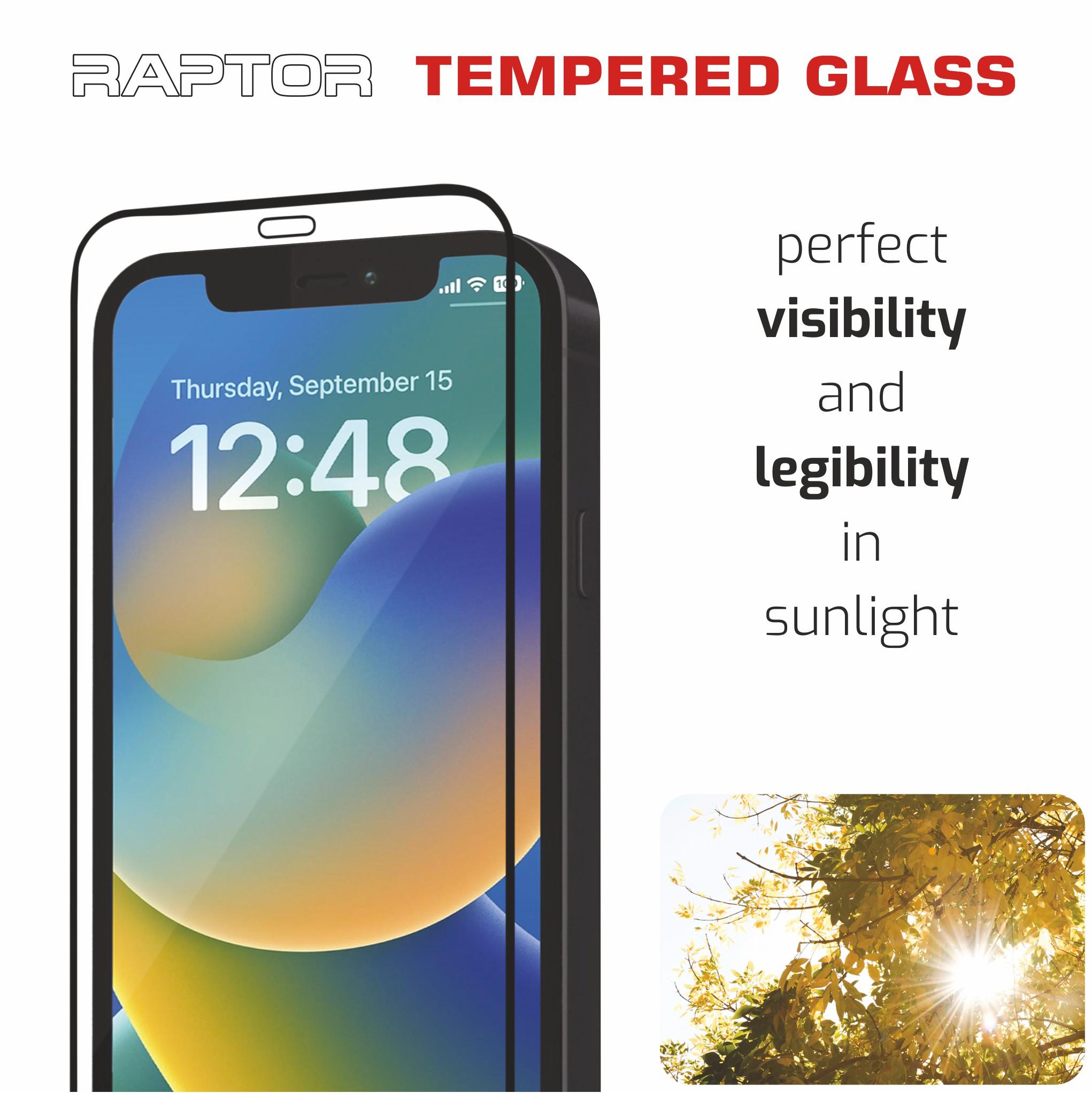 Swissten ochranné tvrzené sklo iPhone 15 Pro Max černé 3D Raptor