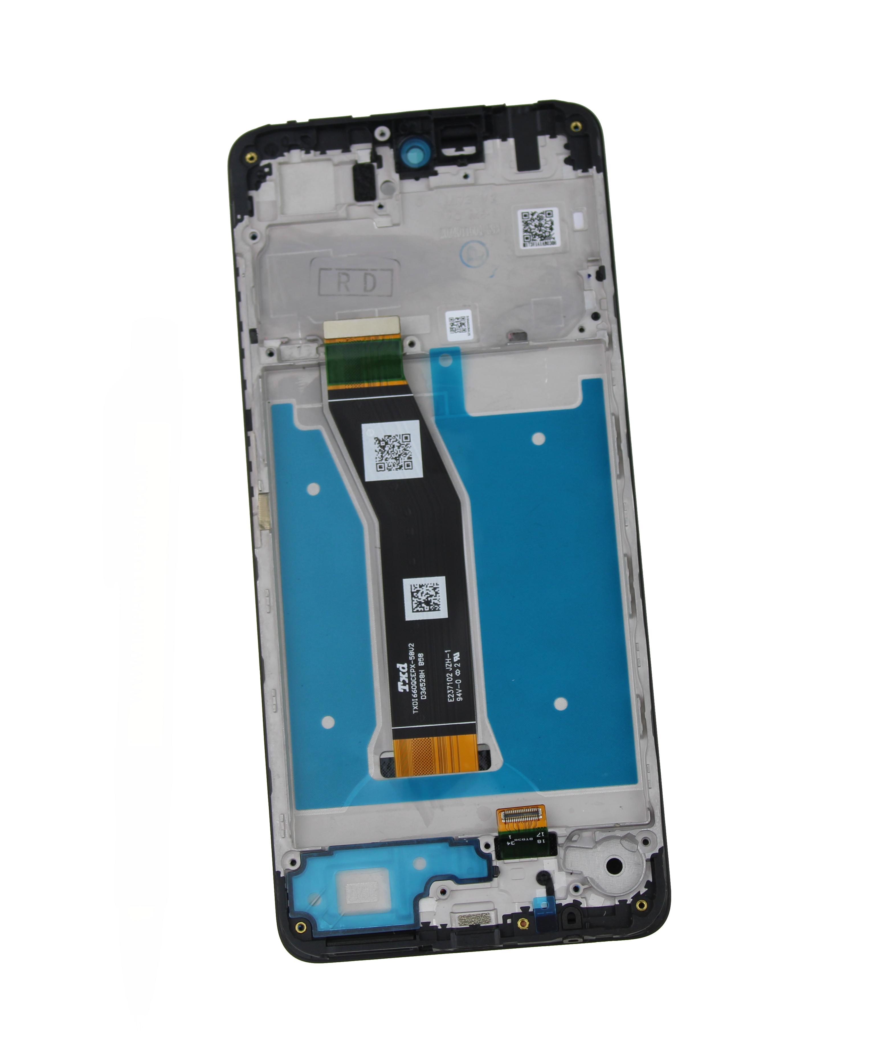 Oryginalny Wyświetlacz LCD + Ekran Dotykowy Motorola Moto G04 Czarny XT2421