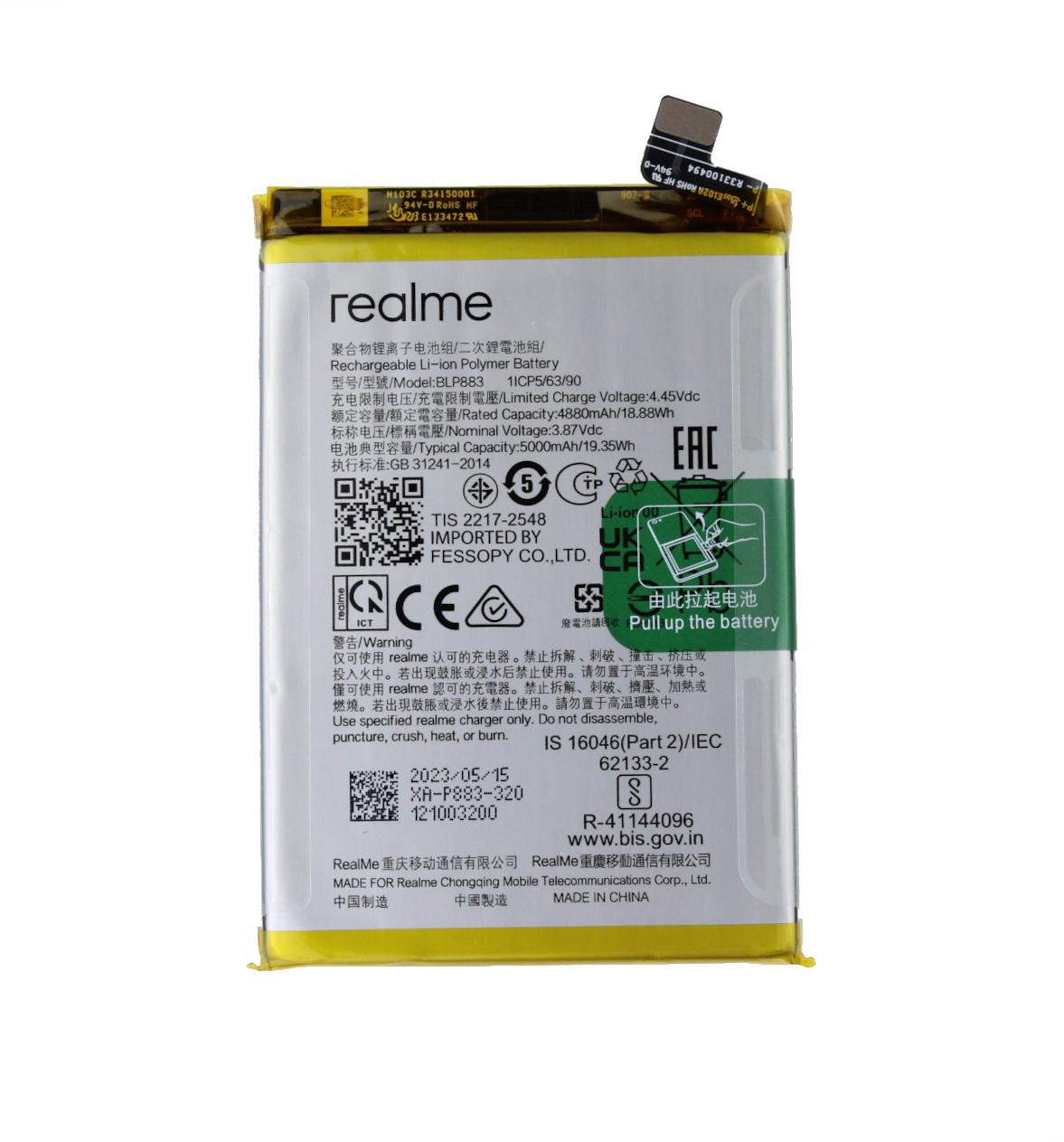 Original Battery BLP883 Realme 9 / 8 5G