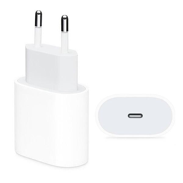 Síťová nabíječka 20W PD USB-C do iPhone bílá Bulk