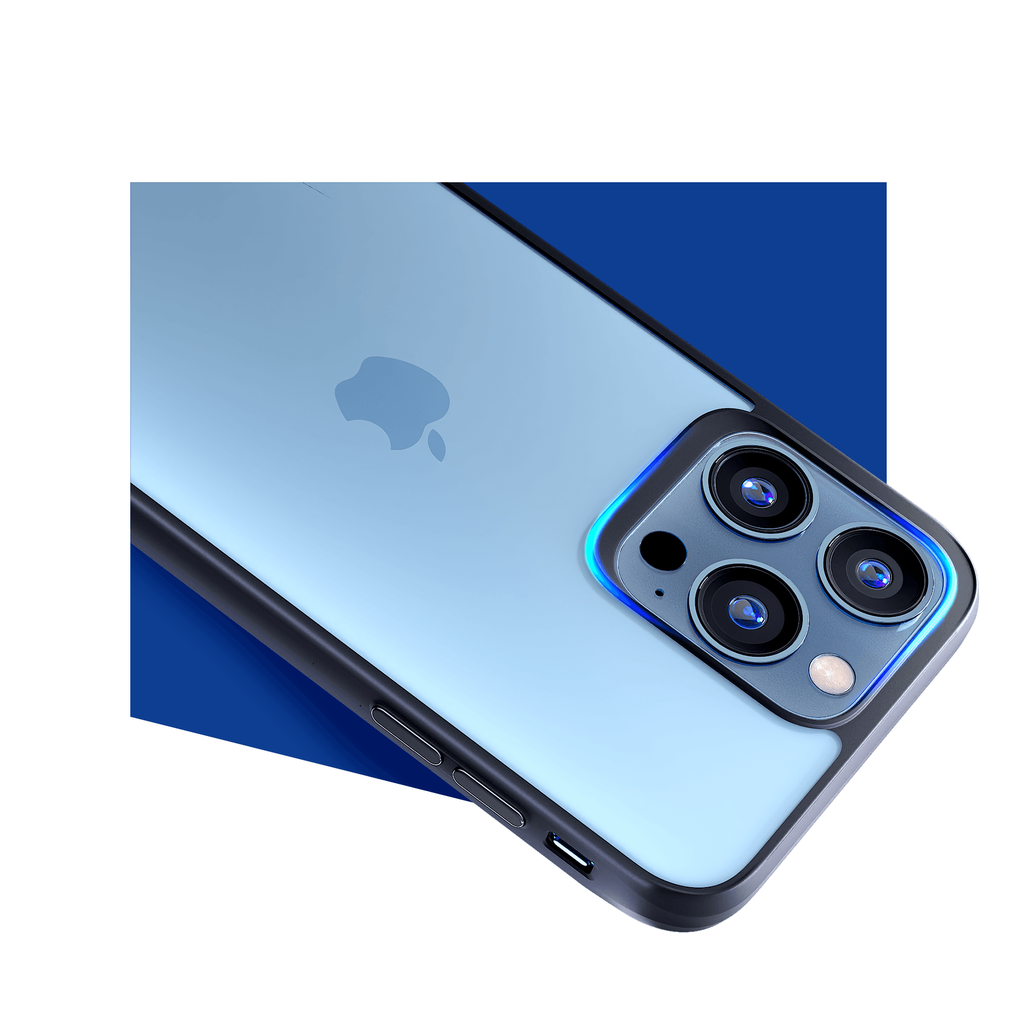 3MK obal iPhone 7 - 8 - SE 2020 - 2022 Satin Armor Case+ transparentní s černým rámečkem