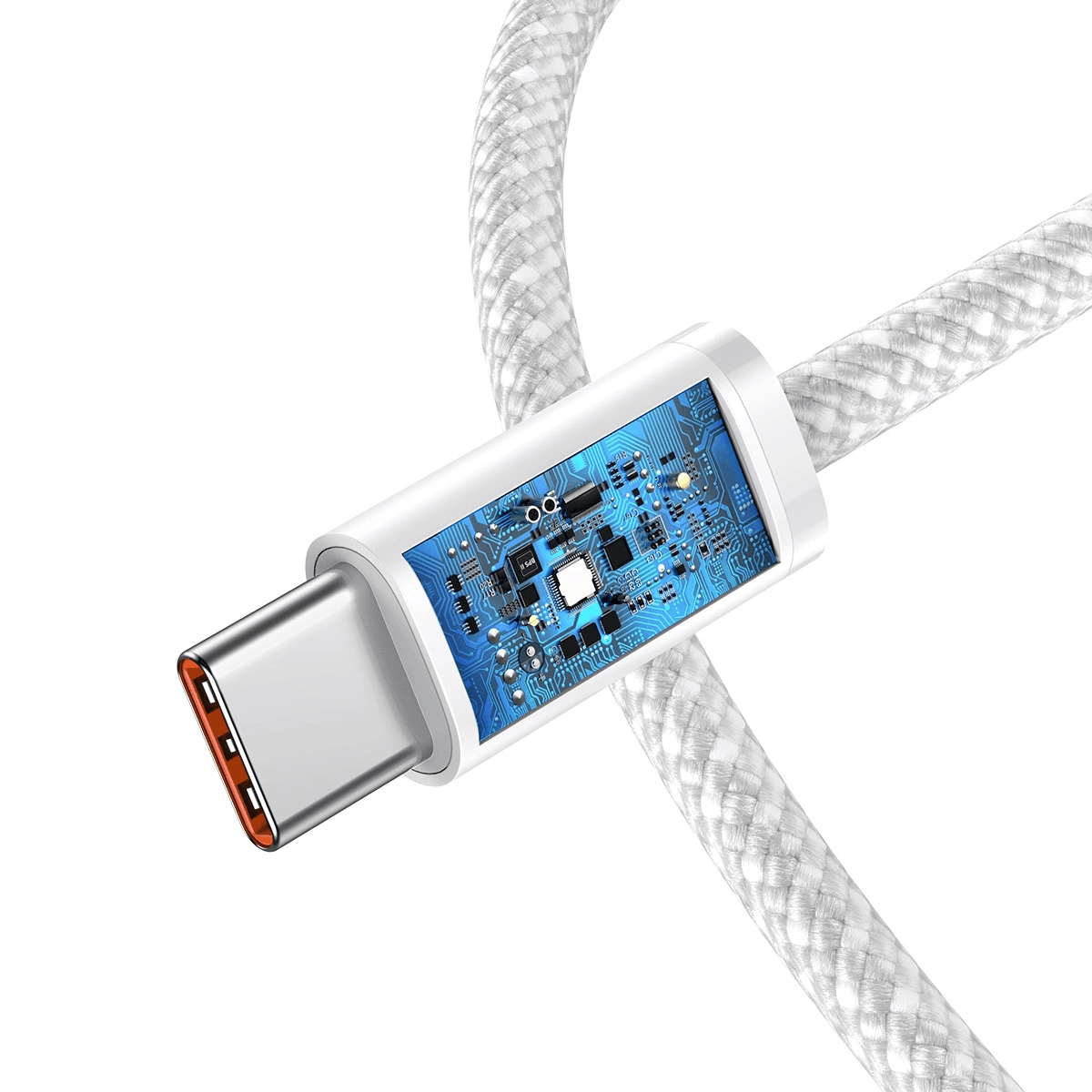 USB Kabel Baseus Dynamic Series USB-C / USB-C QC PD 100W 5A 1m bílý CALD000202