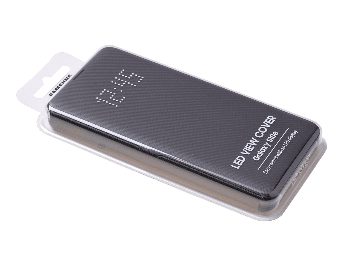 Originál pouzdro na mobil flipové Samsung Galaxy S10 Ultra  LED View černé