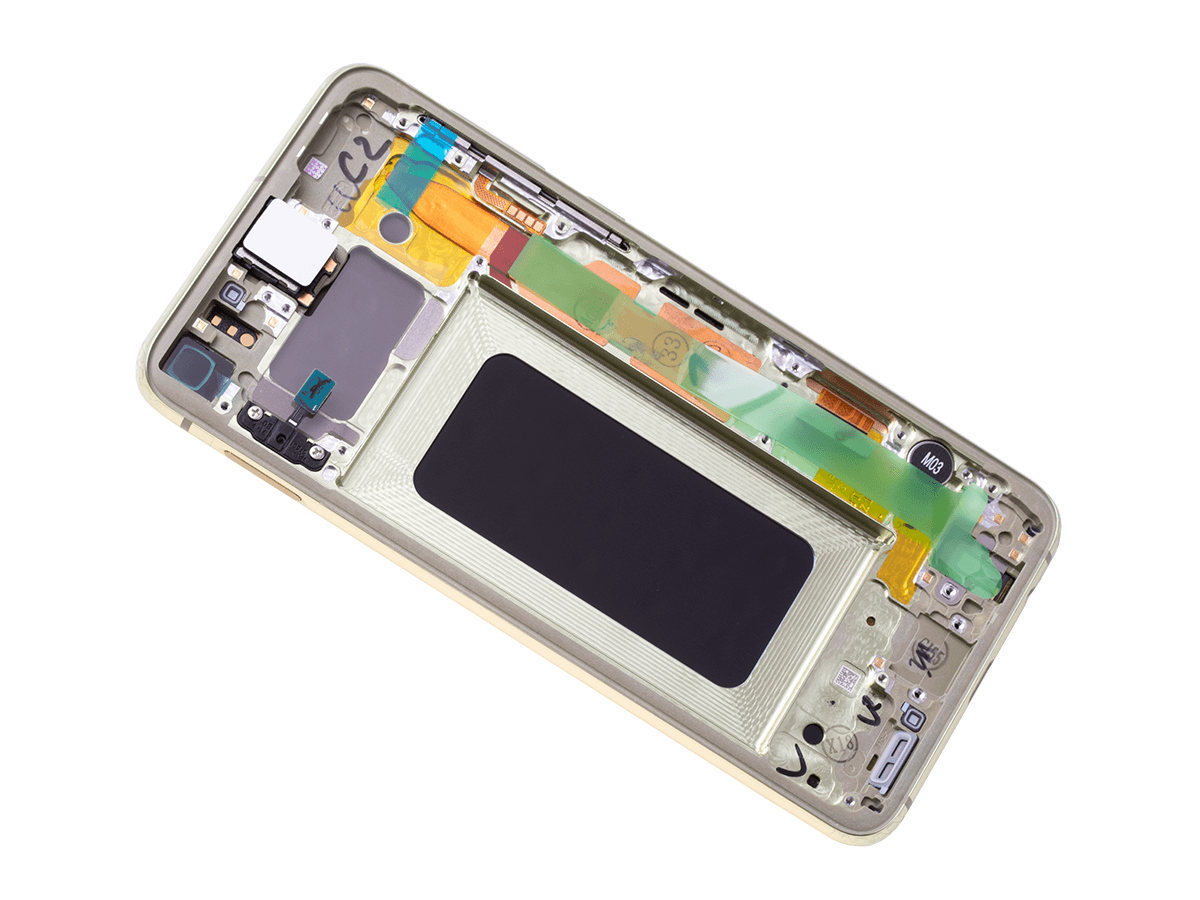 ORYGINALNY Wyświetlacz LCD + ekran dotykowy Samsung SM-G970 Galaxy S10e - żółty