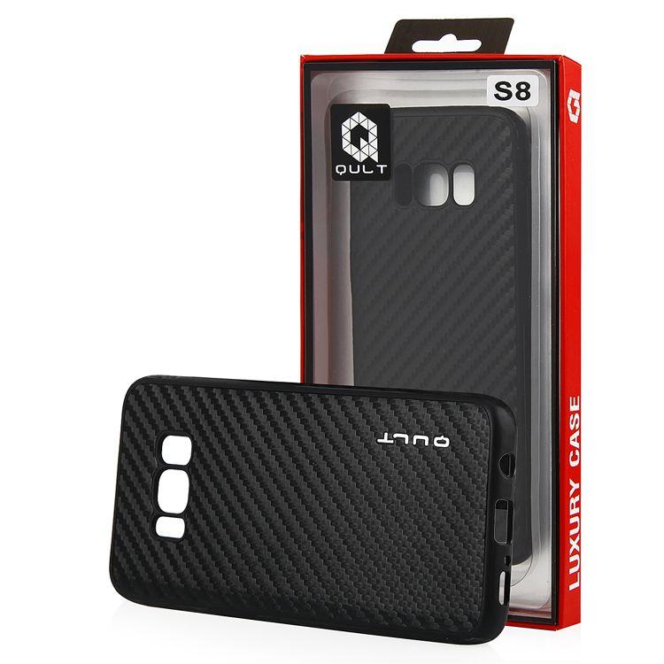 Back Case Qult Carbon Samsung G950 S8 black