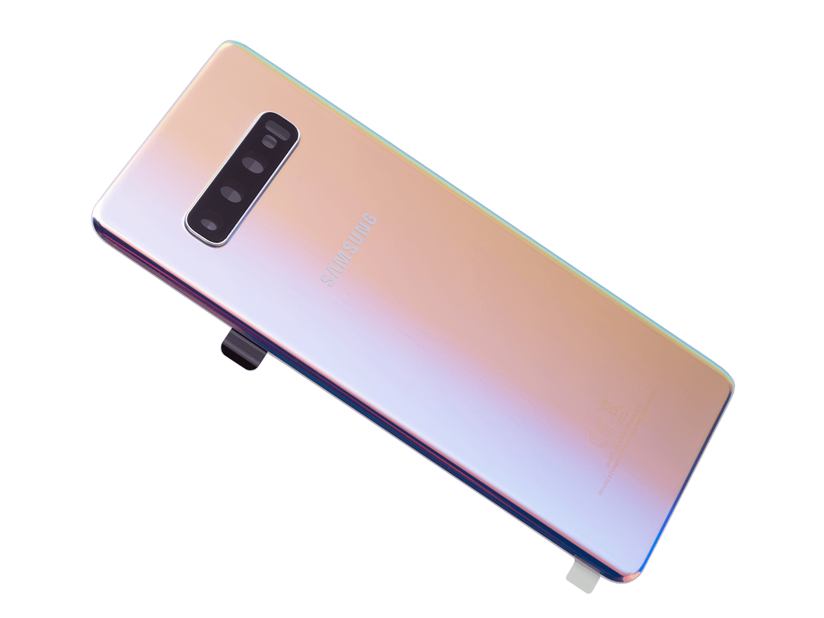 Oryginalna Klapka baterii Samsung SM-G975 Galaxy S10 Plus - srebrna