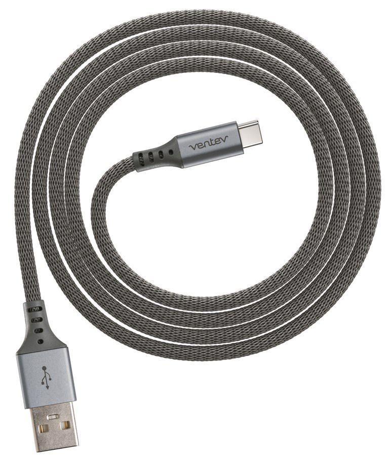 Originál Ventev USB kabel Pletený nabíjecí/synchronizační kabel USB-C 4ft