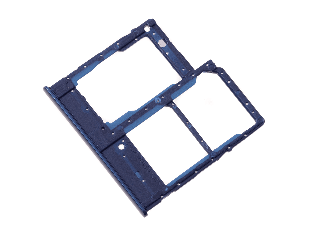 Original SIM tray card Samsung SM-A202 Galaxy A20e - blue