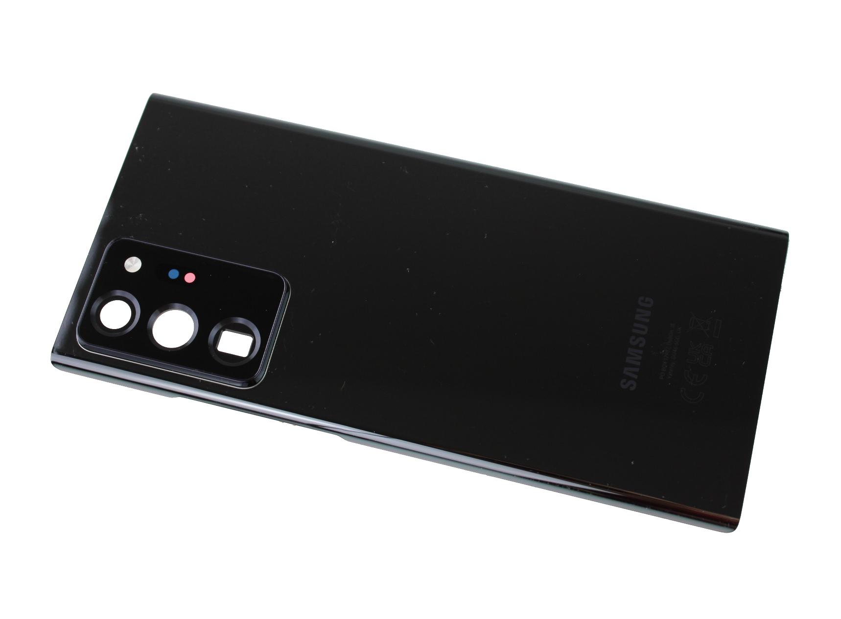 Oryginalna Klapka baterii Samsung SM-N986 5G / SM-N985 Galaxy Note 20 Ultra Czarna (Demontaż) Grade A