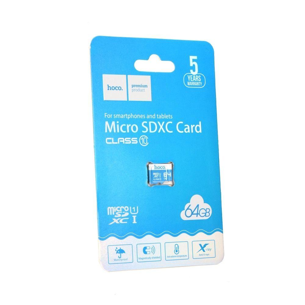 HOCO memory card microSD TF High Speed Memory 64GB Class 10