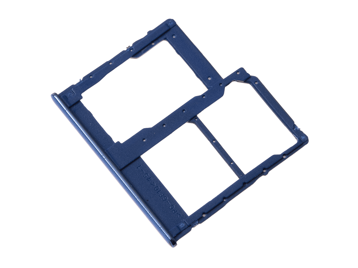 Original SIM tray card Samsung SM-A405 Galaxy A40 - blue