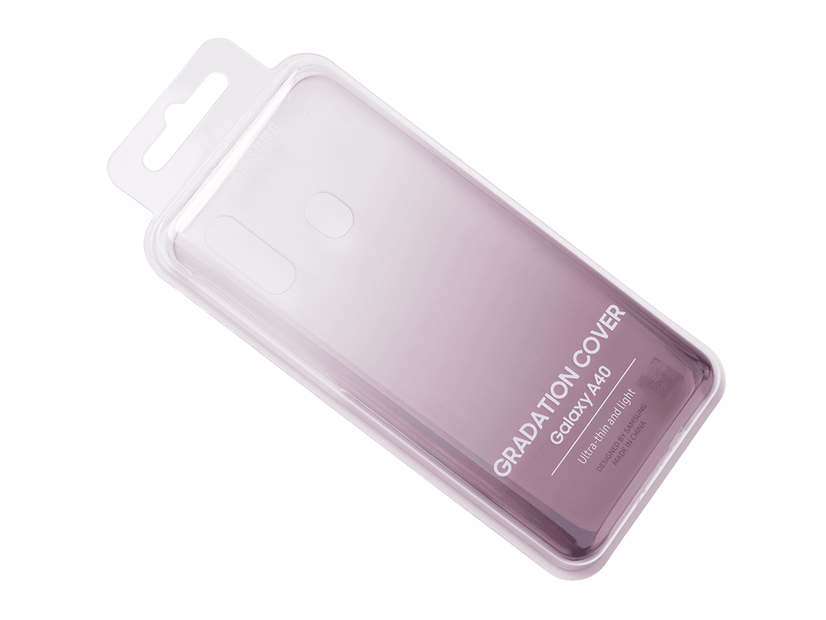 original Case Gradation Cover Samsung SM-A405 Galaxy A40 - black