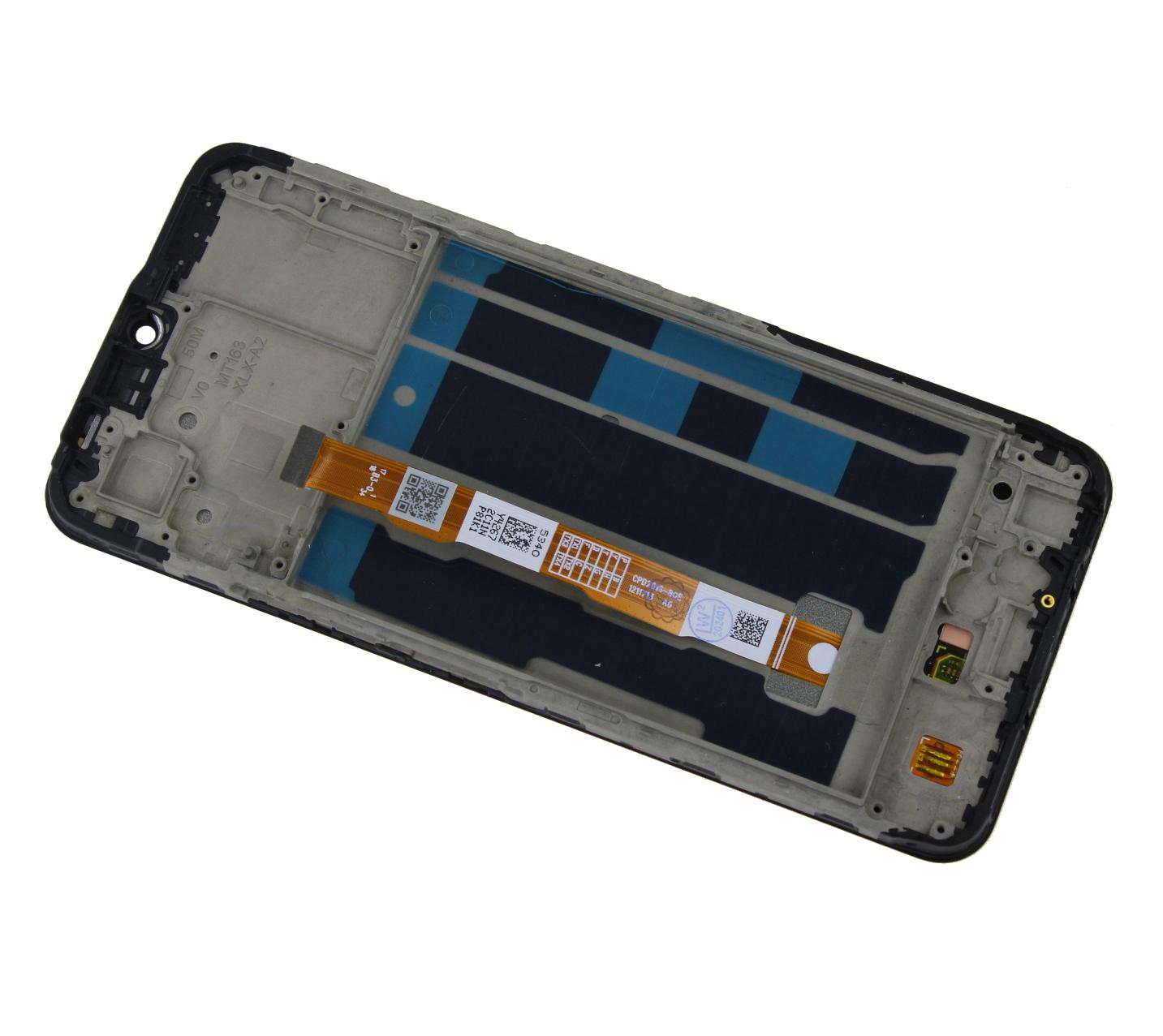 Originál LCD + Dotyková vrstva Vivo Y21S černá - repasovaný díl vyměněné sklíčko