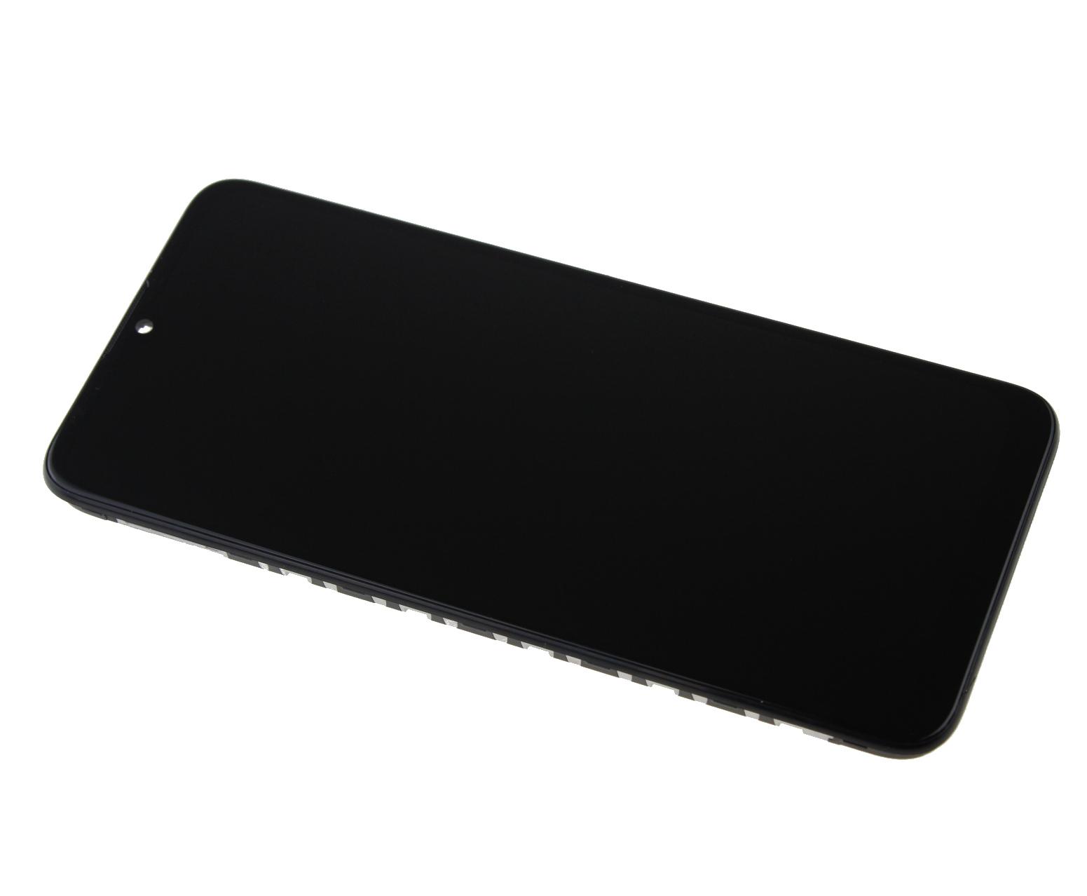 Oryginalny Wyświetlacz LCD + Ekran dotykowy Motorola E7 Power/ E7i Power XT2097 - czarny (Wymieniona szyba)