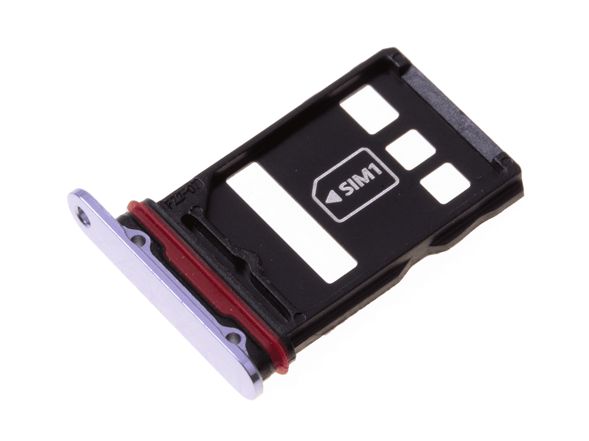 Originál Držák / Slot SIM karty Huawei Mate 30 Pro LIO-L29 stříbrný