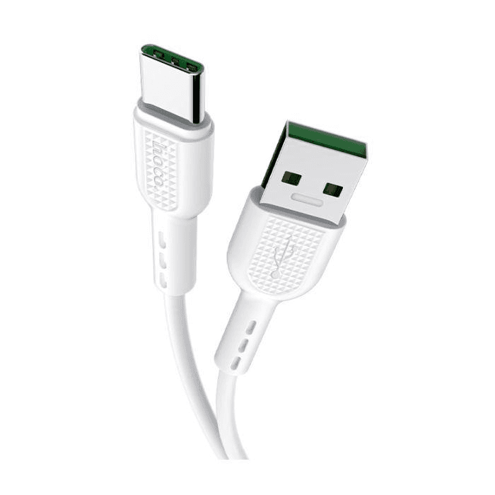 HOCO kabel USB surge X33 5A TYP-C 1M bílý