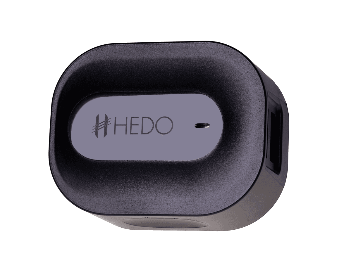 Adapter travel charger USB HEDO 2xUSB 3,4A - black (original)
