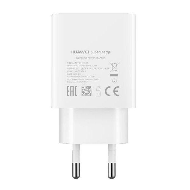Charger adapter SUPERCHARGE  Huawei  Mate 20 - white